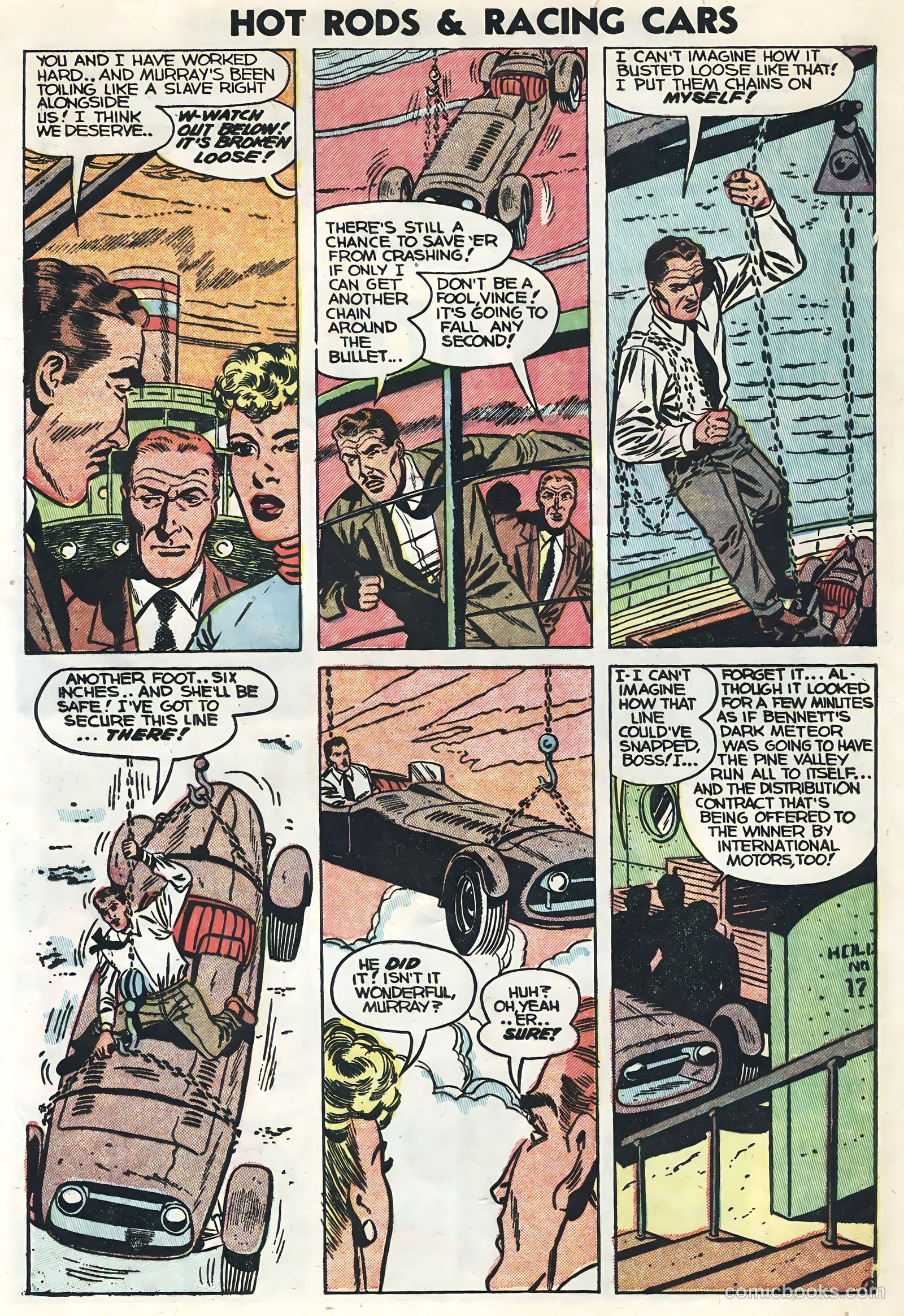 Hot Rods and Racing Cars #15 (1954) — page 4 of 36