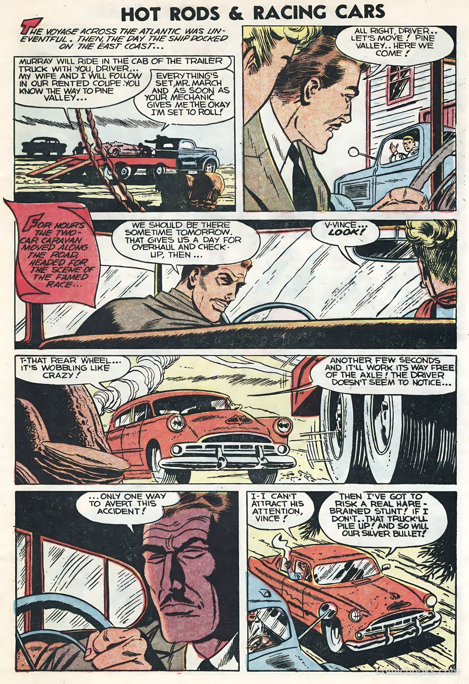 Hot Rods and Racing Cars #15 (1954) — page 5 of 36