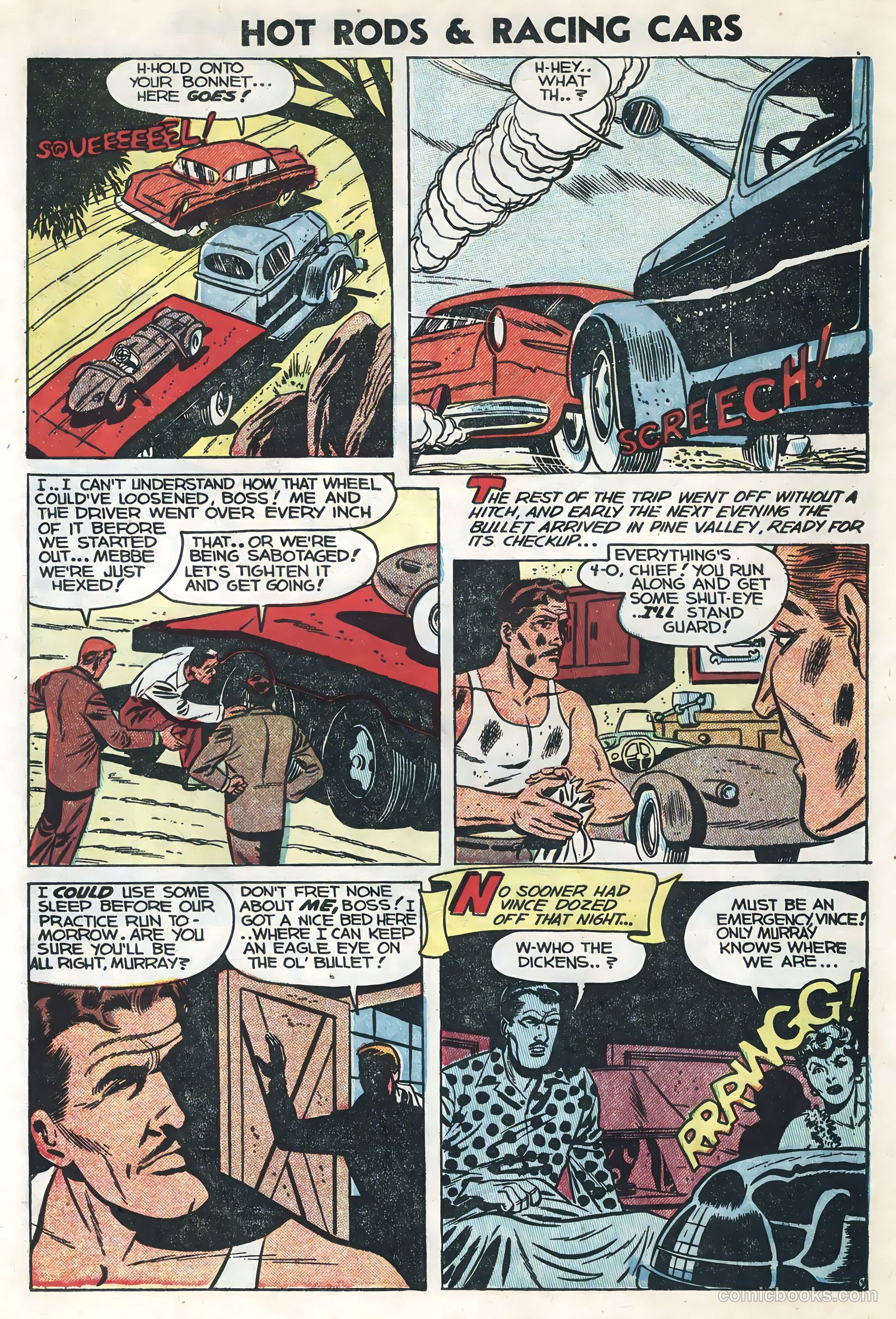 Hot Rods and Racing Cars #15 (1954) — page 6 of 36