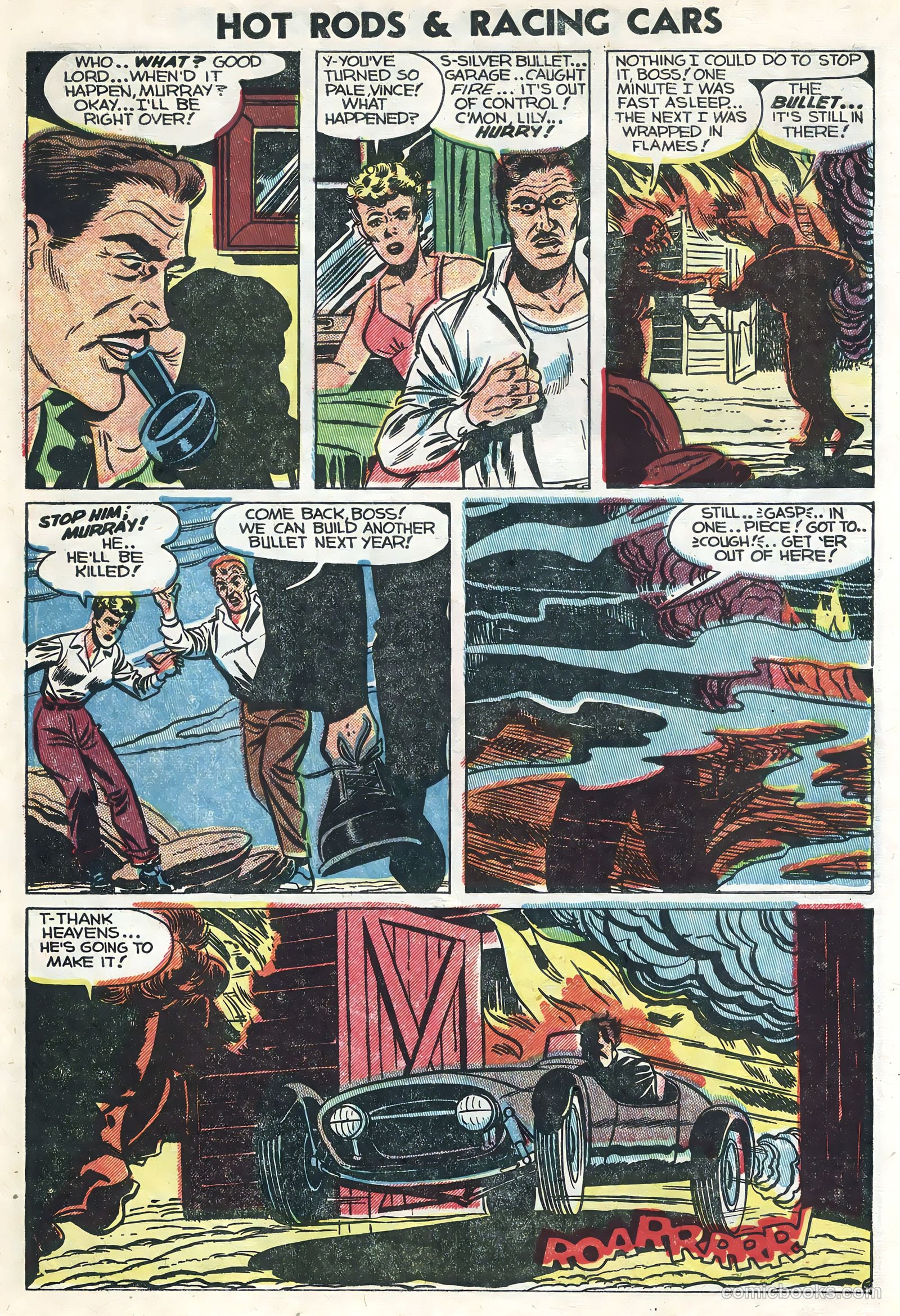 Hot Rods and Racing Cars #15 (1954) — page 7 of 36