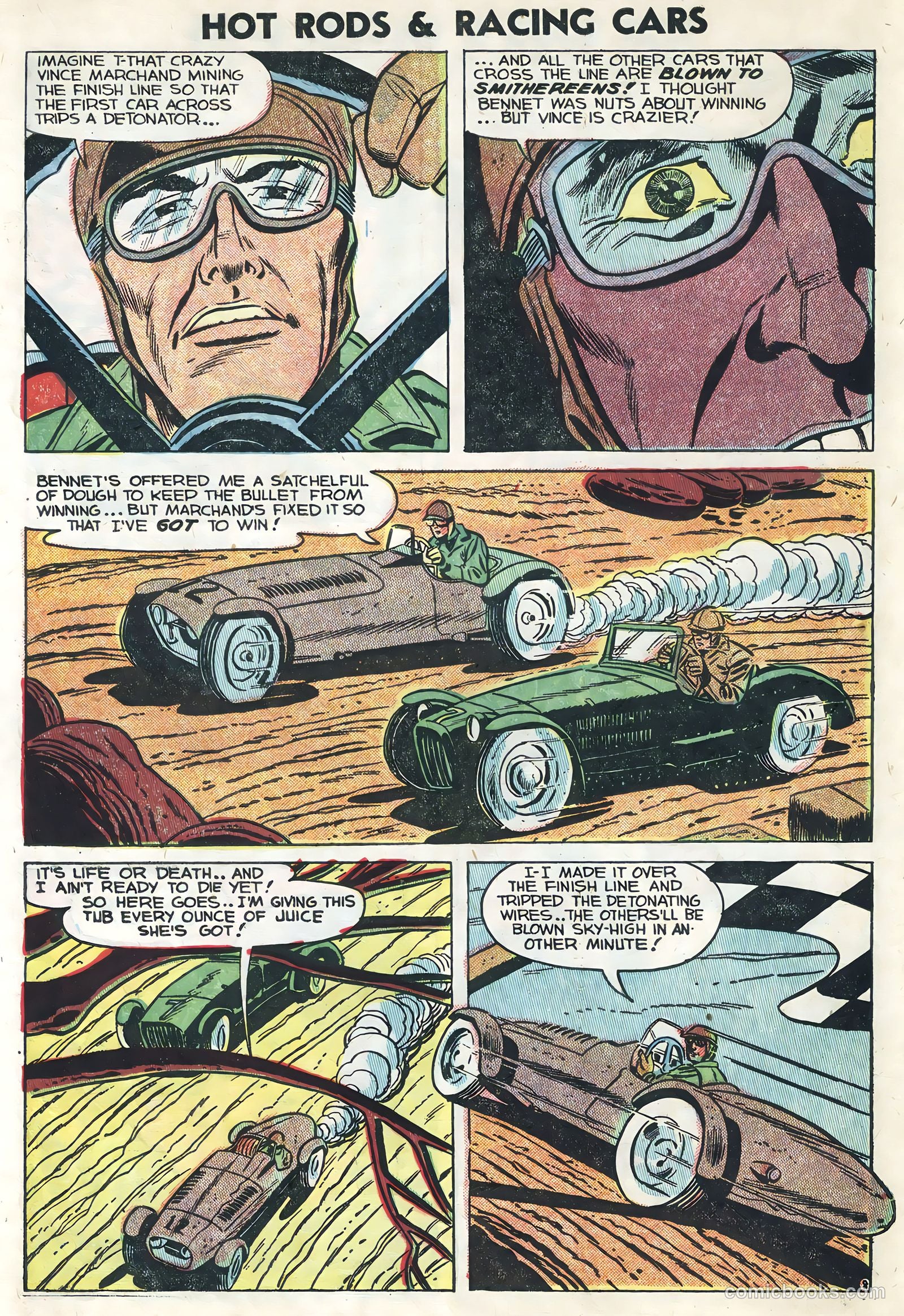 Hot Rods and Racing Cars #15 (1954) — page 10 of 36