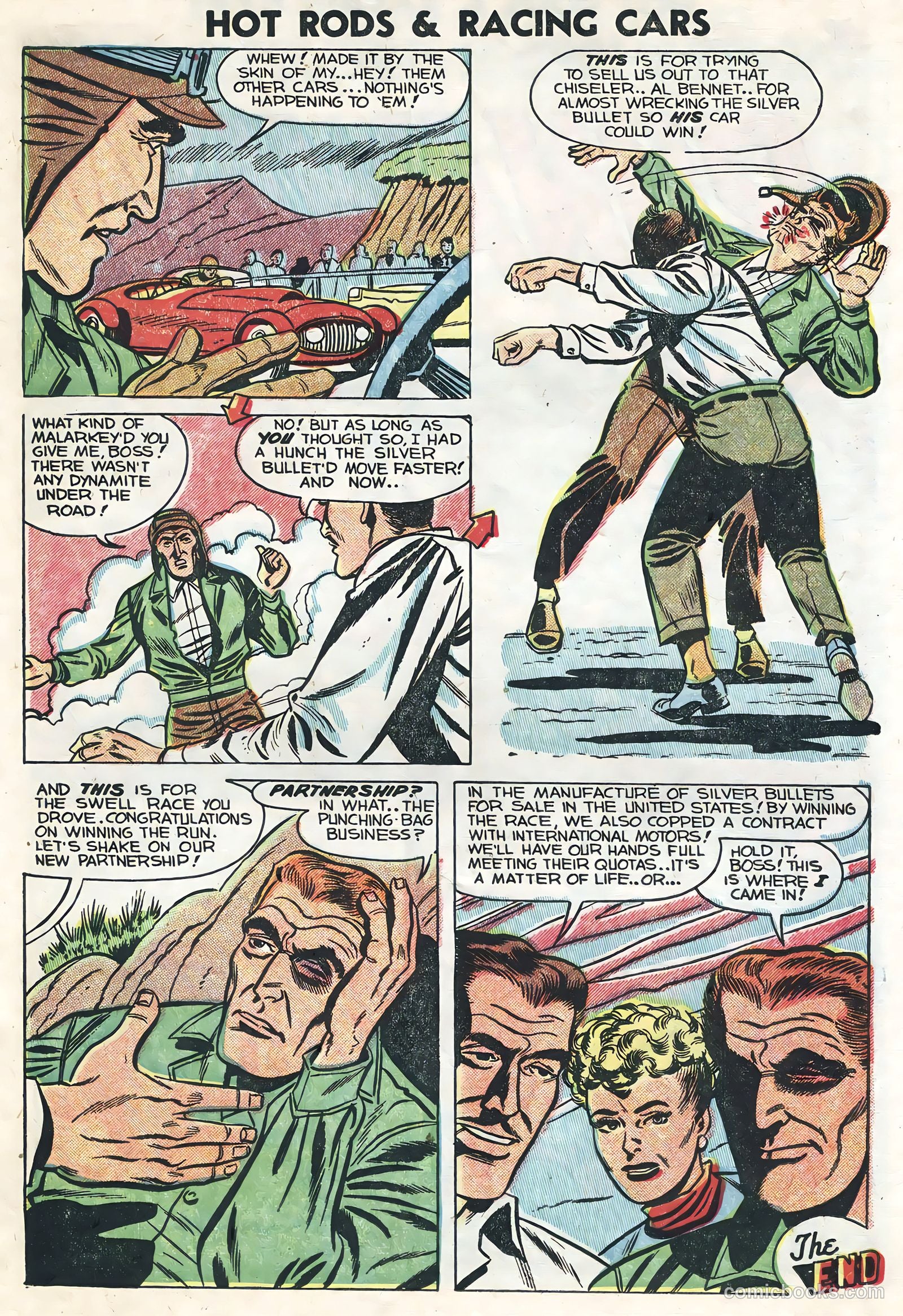 Hot Rods and Racing Cars #15 (1954) — page 11 of 36