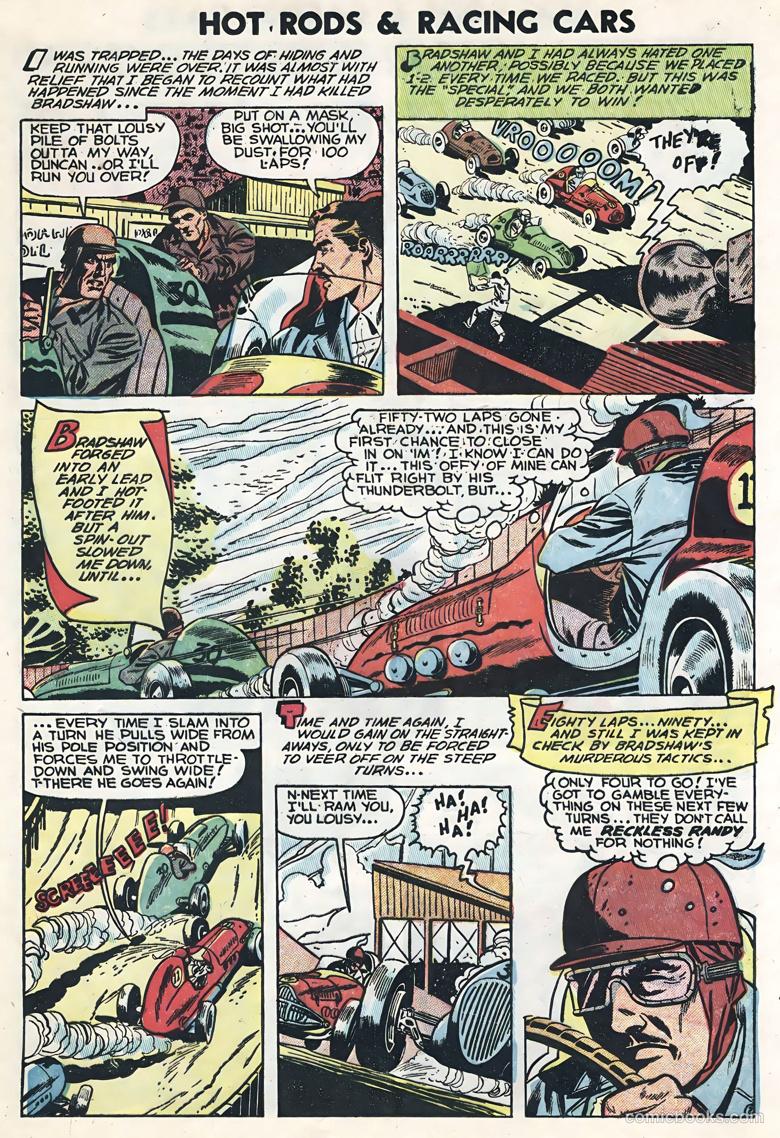 Hot Rods and Racing Cars #15 (1954) — page 13 of 36