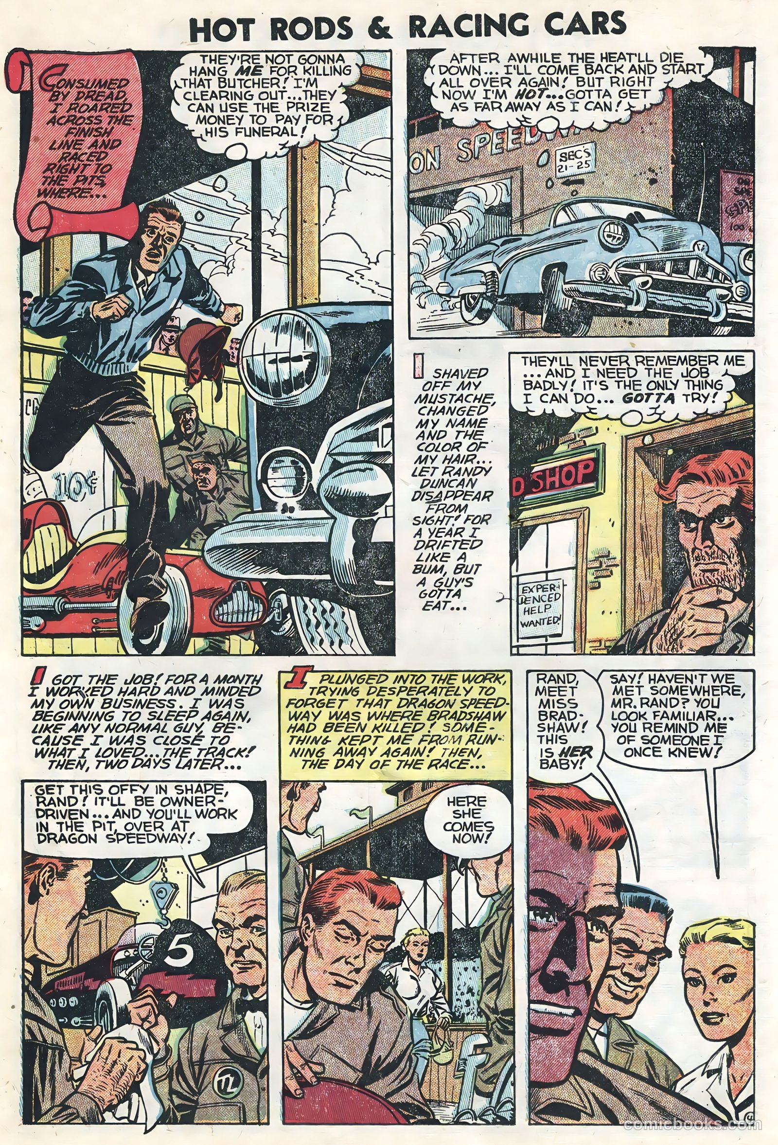 Hot Rods and Racing Cars #15 (1954) — page 15 of 36