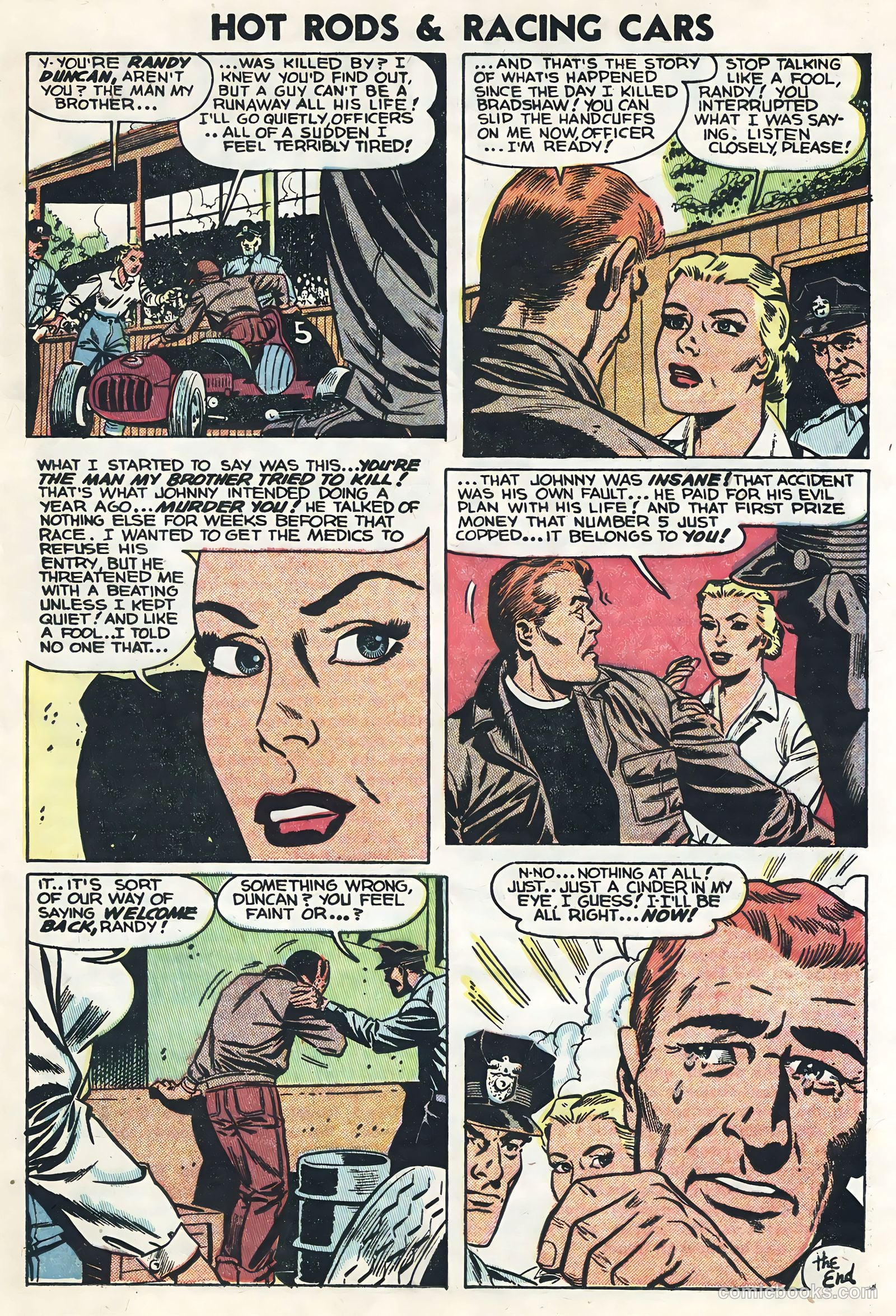 Hot Rods and Racing Cars #15 (1954) — page 17 of 36