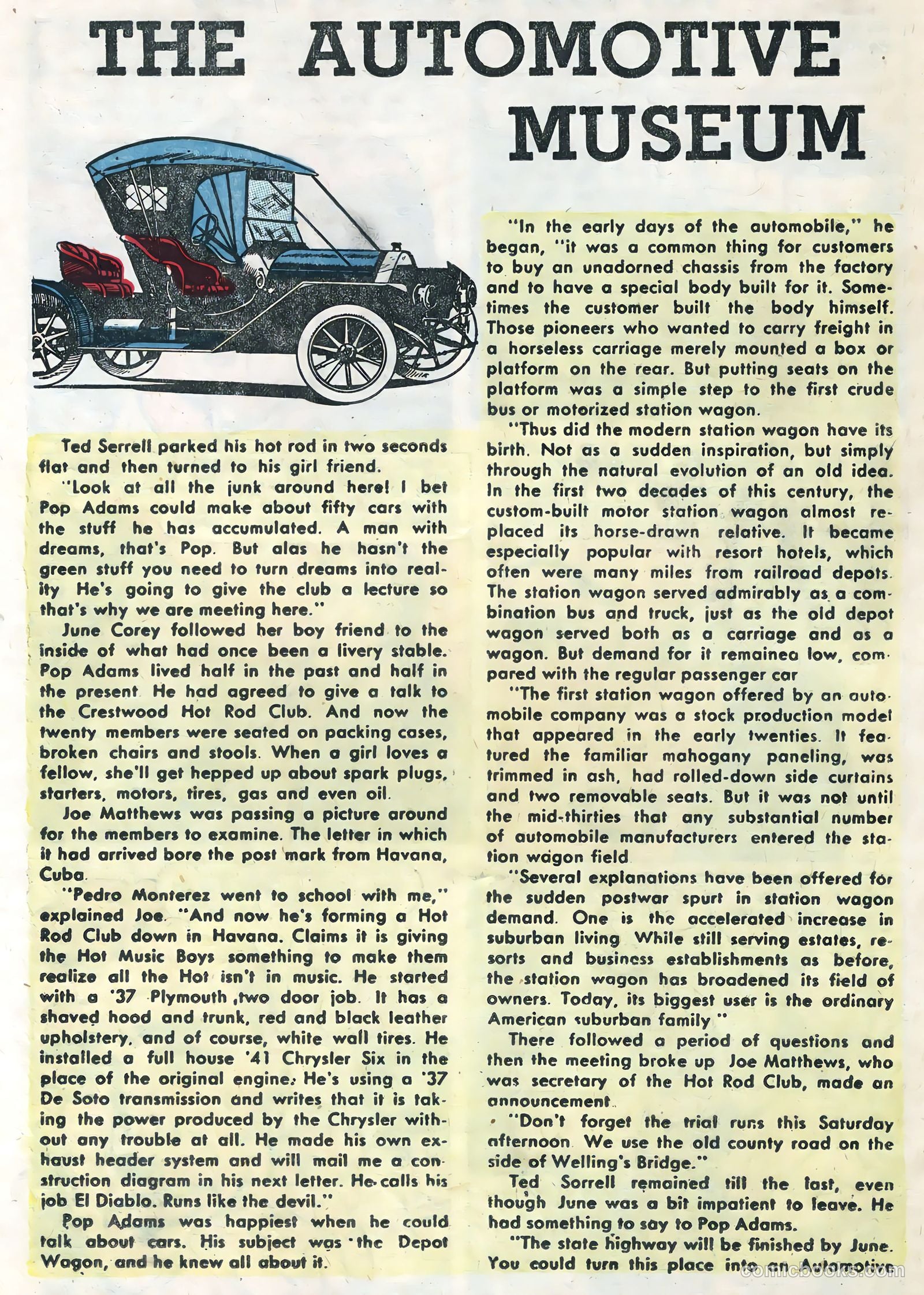 Hot Rods and Racing Cars #15 (1954) — page 18 of 36