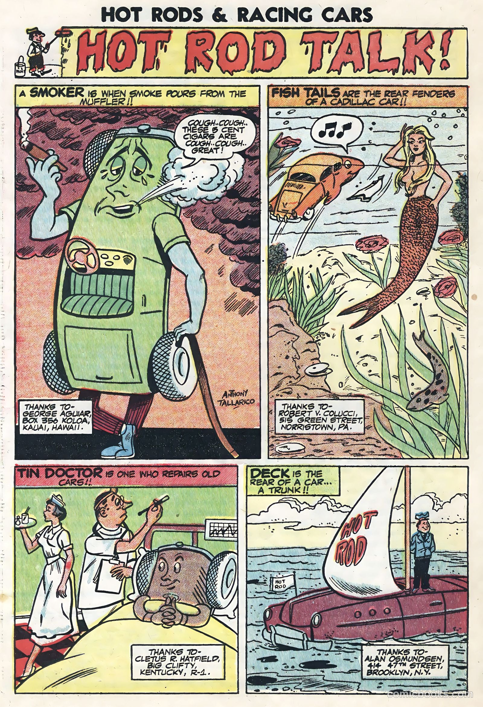 Hot Rods and Racing Cars #15 (1954) — page 20 of 36
