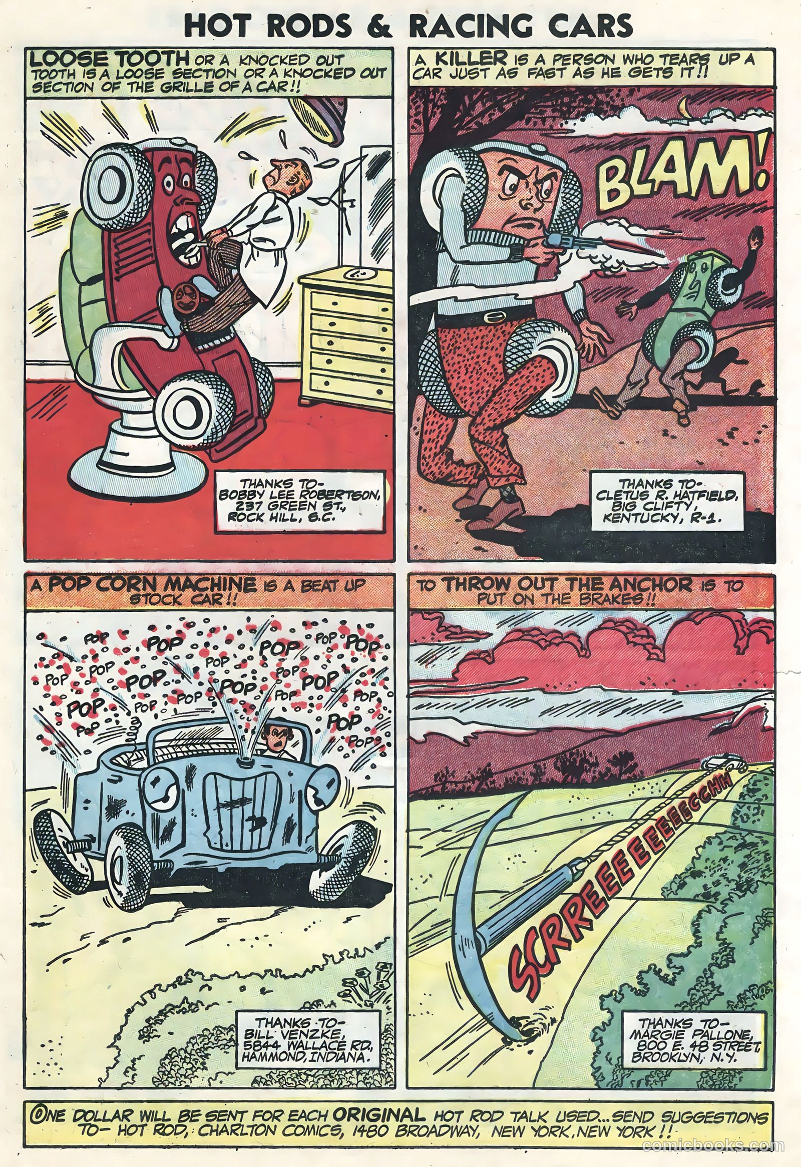 Hot Rods and Racing Cars #15 (1954) — page 21 of 36
