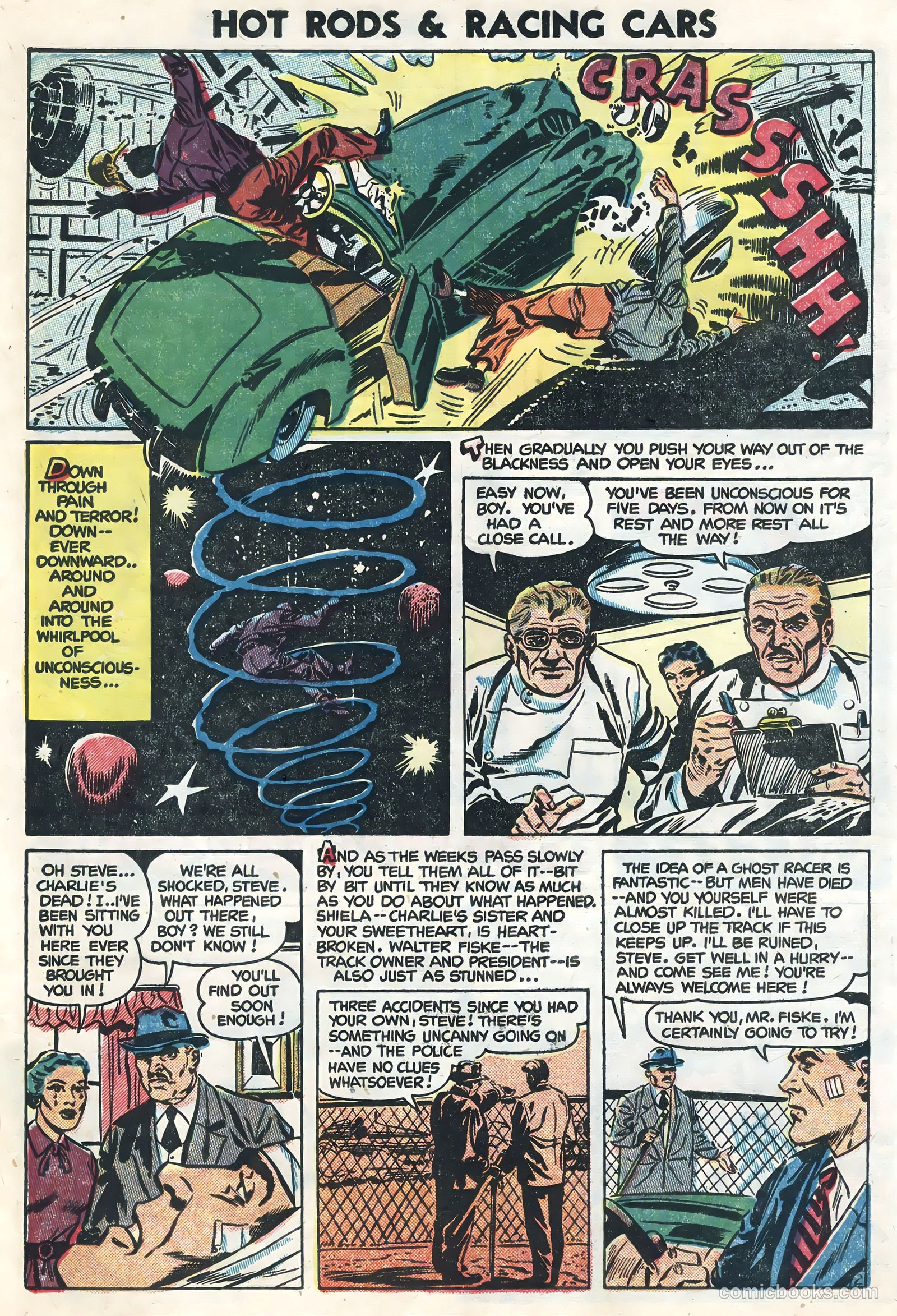 Hot Rods and Racing Cars #15 (1954) — page 23 of 36