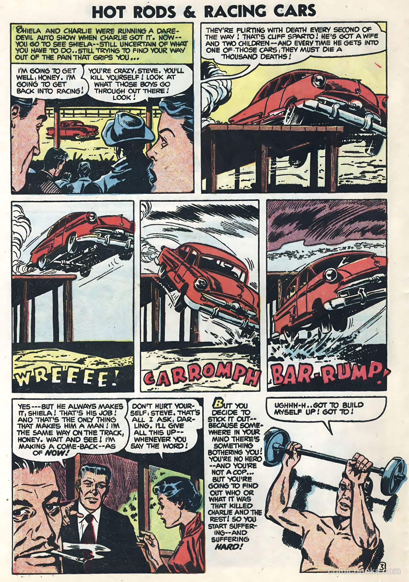 Hot Rods and Racing Cars #15 (1954) — page 24 of 36