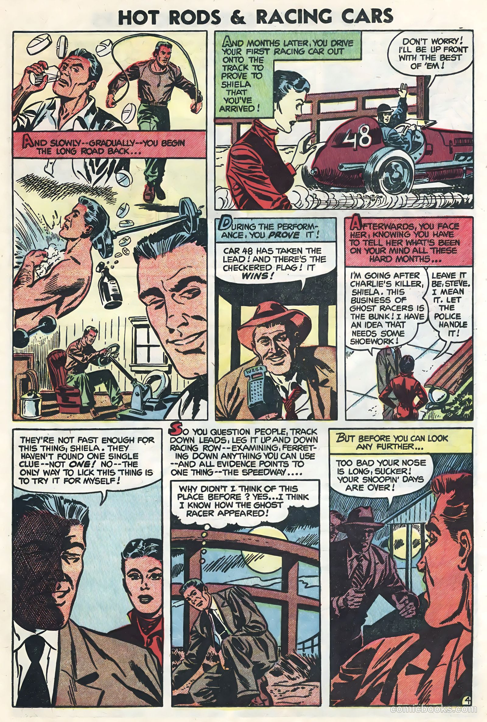 Hot Rods and Racing Cars #15 (1954) — page 25 of 36