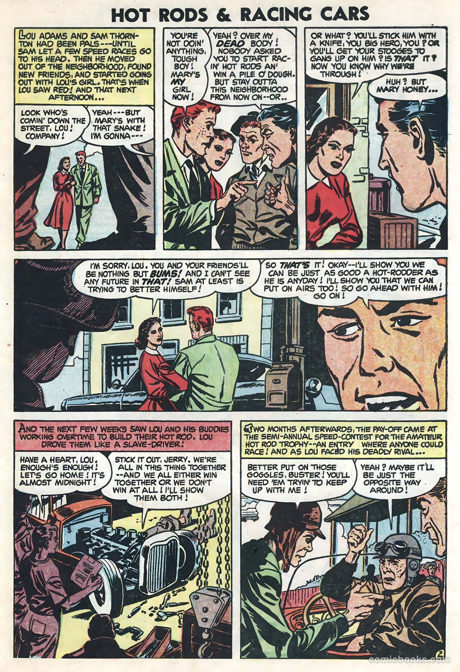 Hot Rods and Racing Cars #15 (1954) — page 31 of 36
