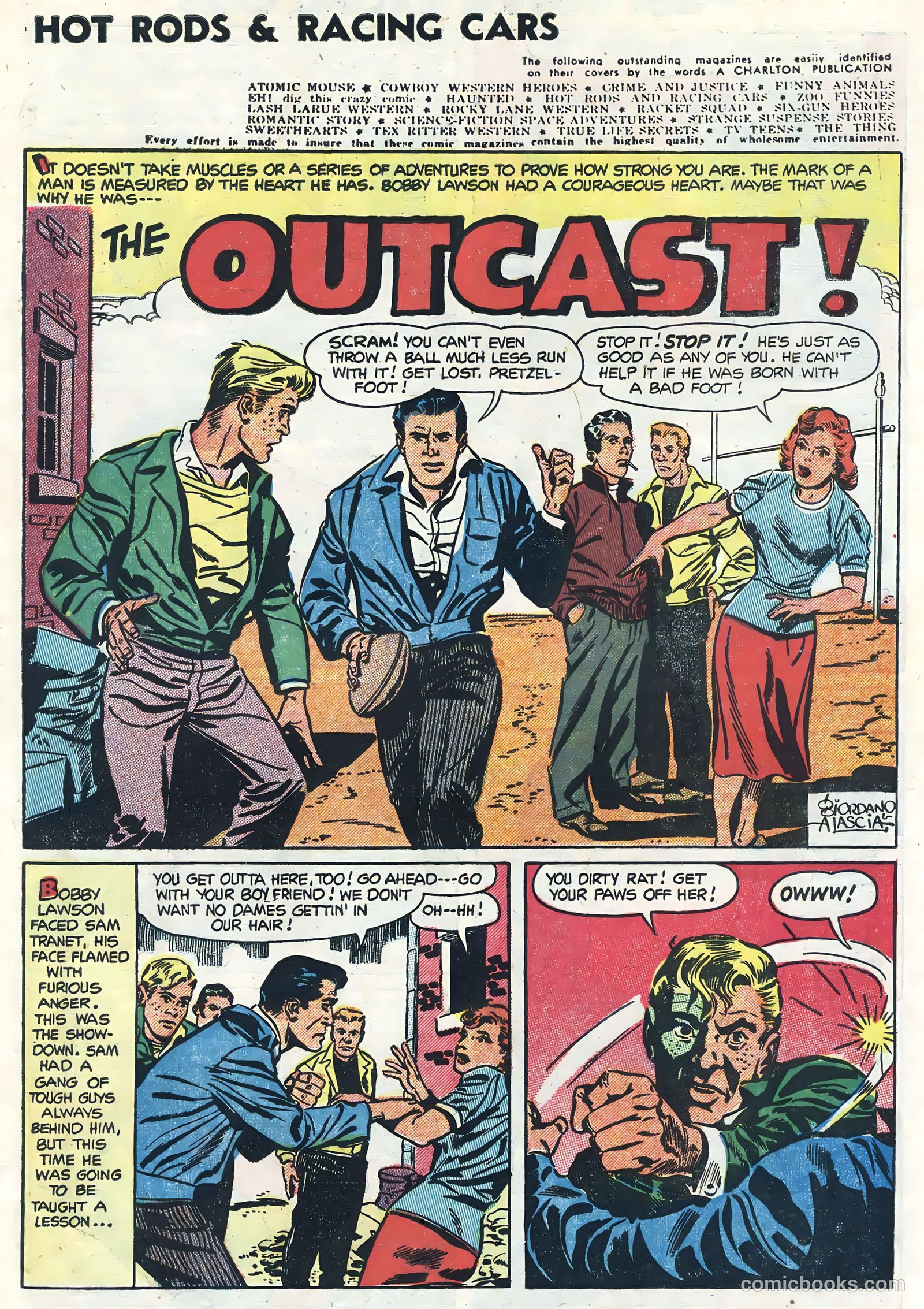 Hot Rods and Racing Cars #16 (1954) — page 3 of 36