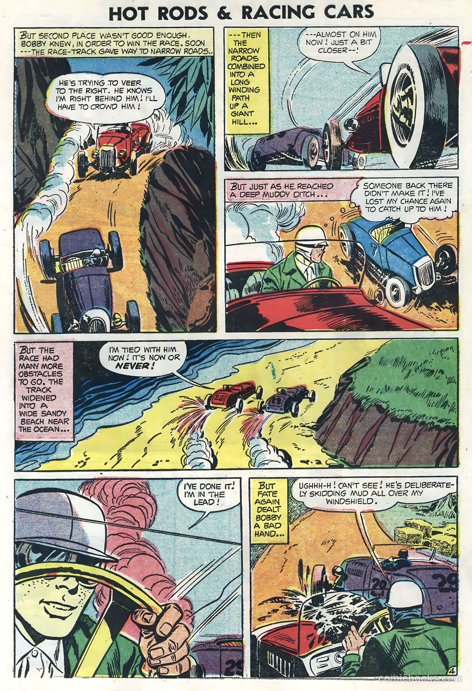 Hot Rods and Racing Cars #16 (1954) — page 6 of 36