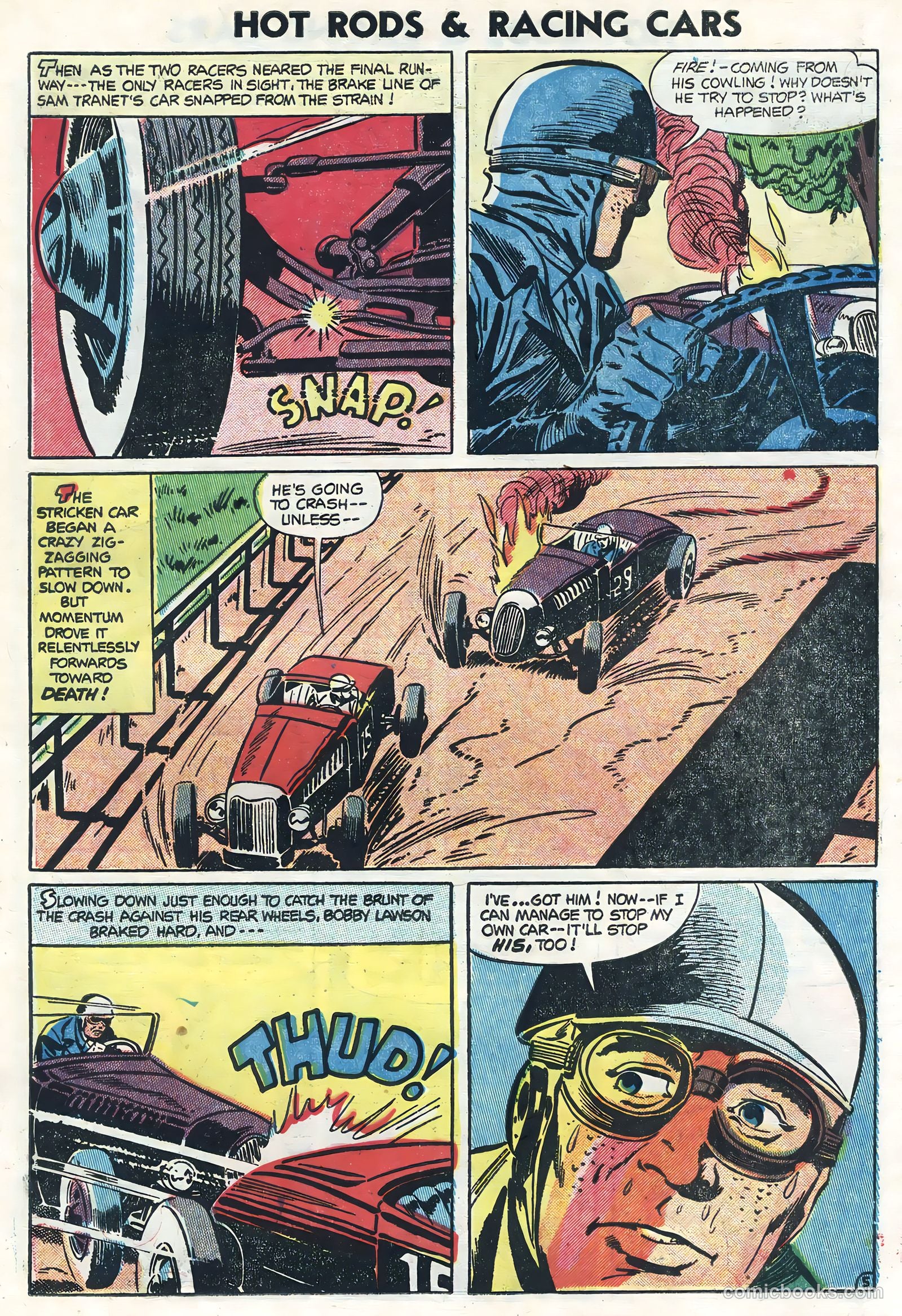 Hot Rods and Racing Cars #16 (1954) — page 7 of 36