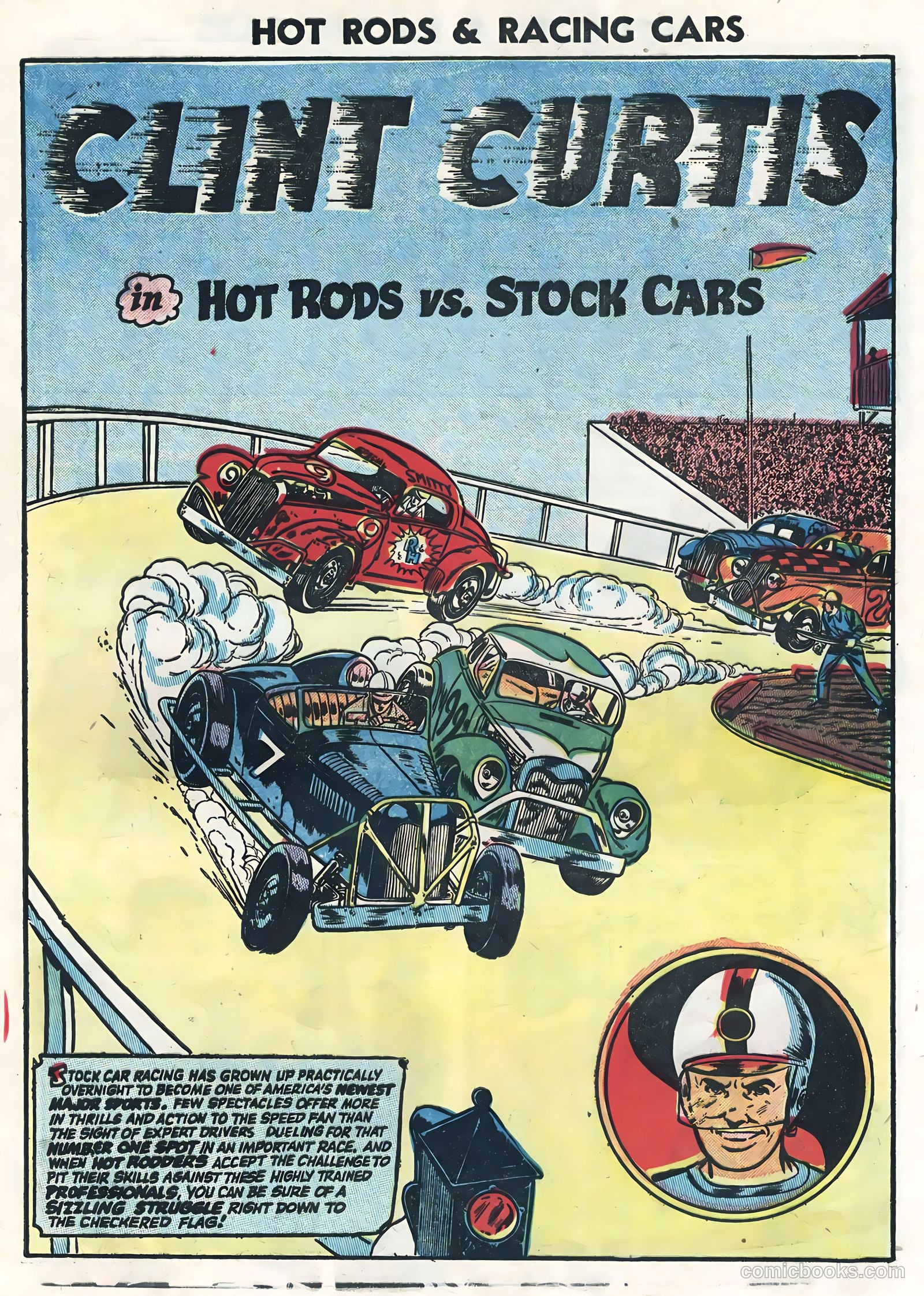 Hot Rods and Racing Cars #16 (1954) — page 9 of 36