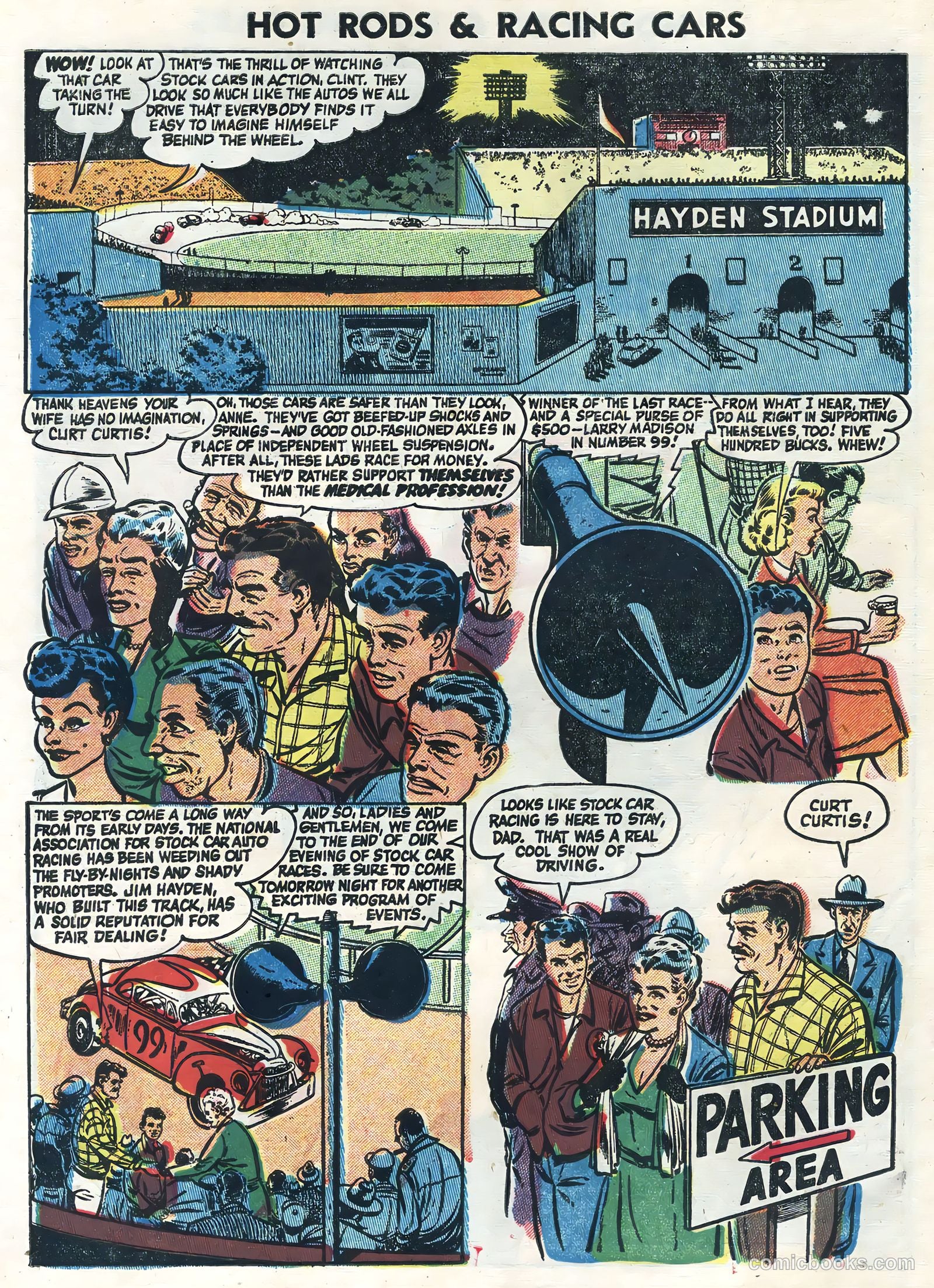 Hot Rods and Racing Cars #16 (1954) — page 10 of 36