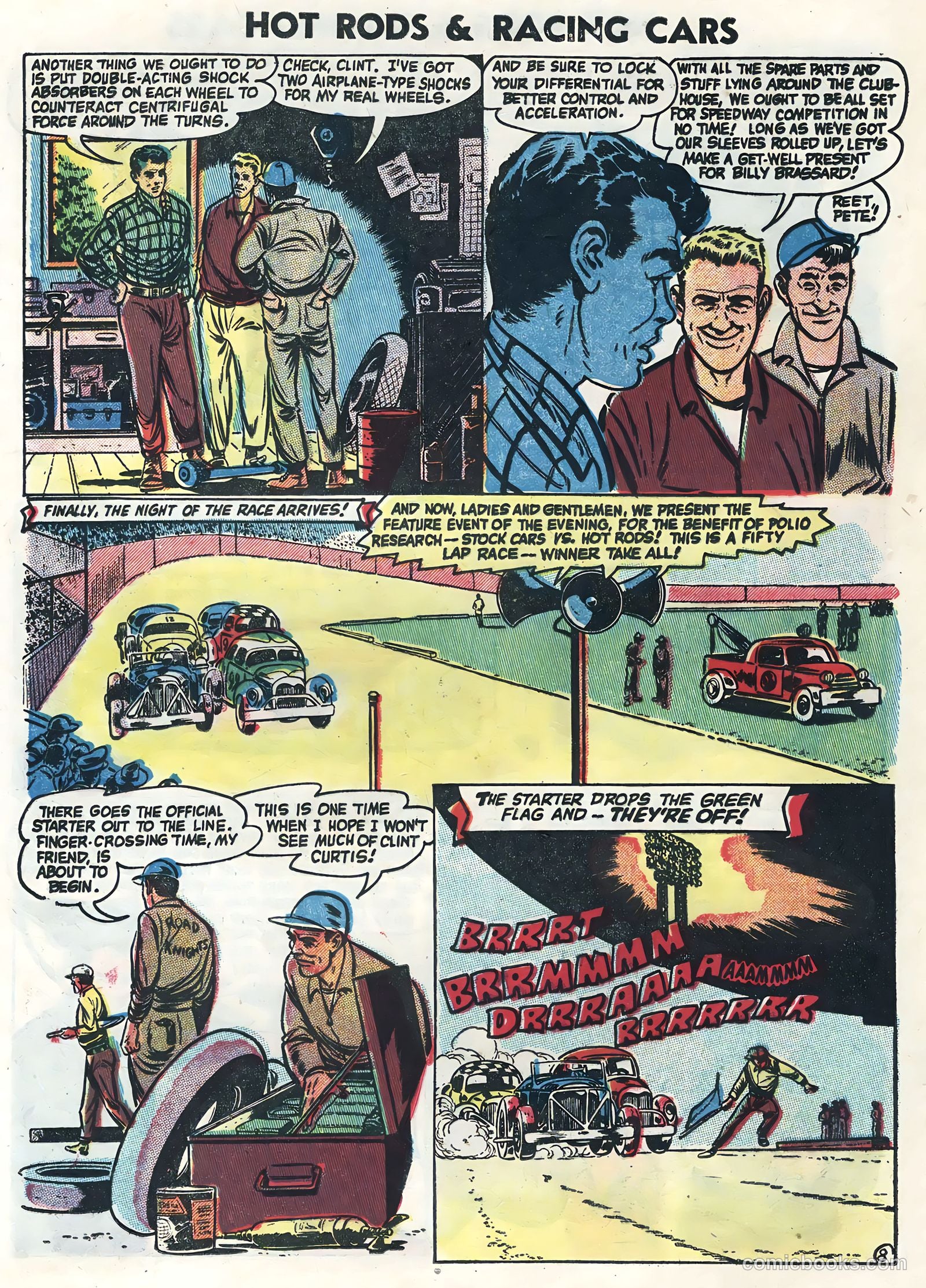 Hot Rods and Racing Cars #16 (1954) — page 16 of 36