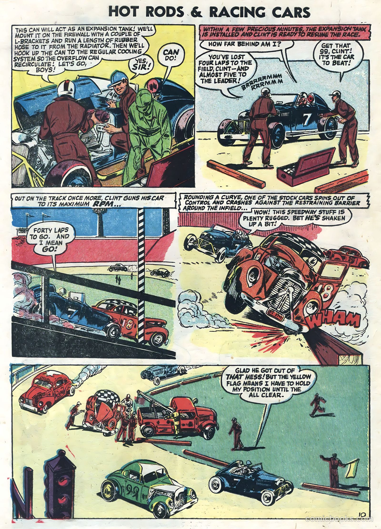 Hot Rods and Racing Cars #16 (1954) — page 18 of 36