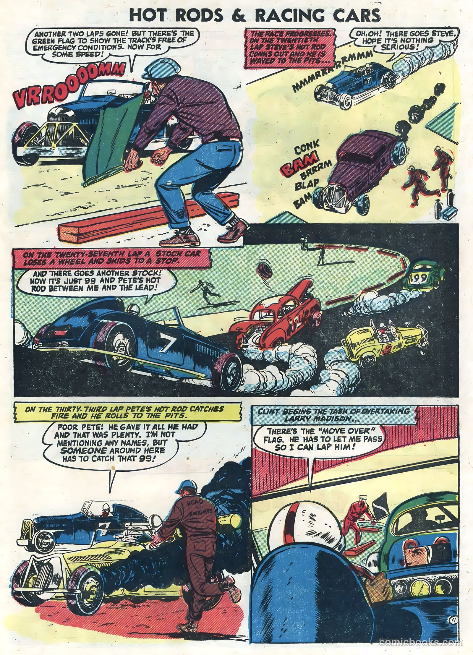 Hot Rods and Racing Cars #16 (1954) — page 19 of 36