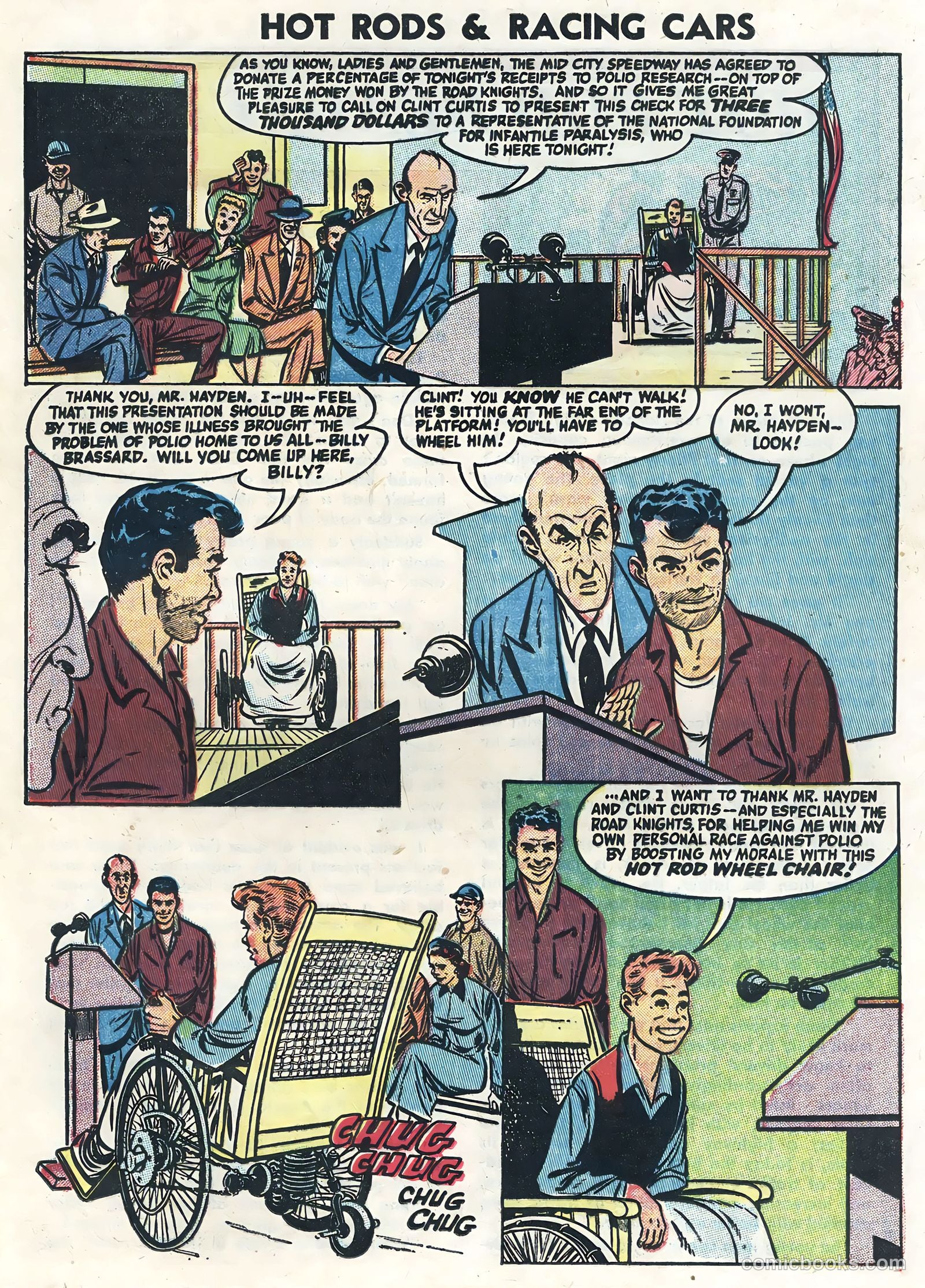 Hot Rods and Racing Cars #16 (1954) — page 21 of 36