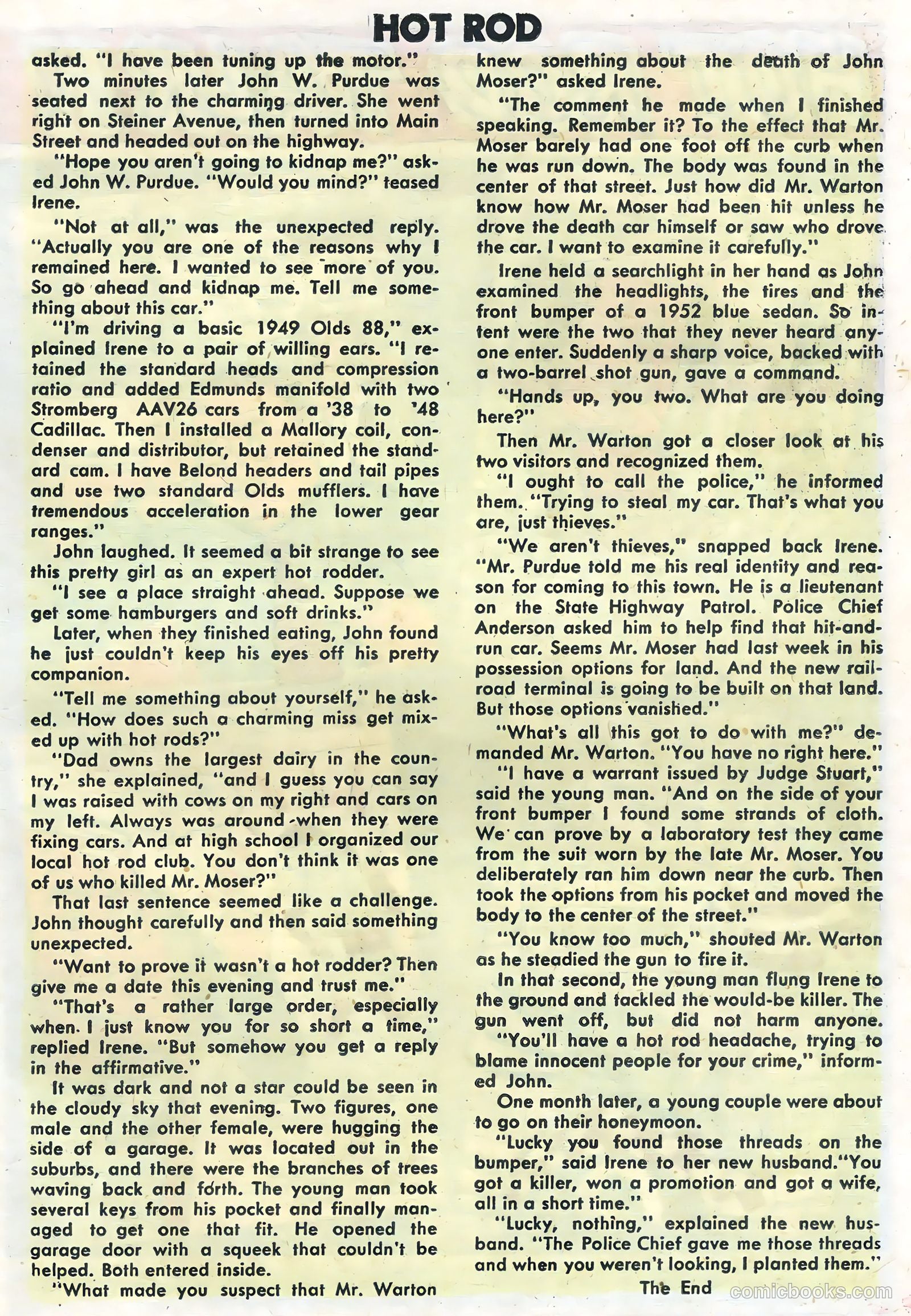 Hot Rods and Racing Cars #16 (1954) — page 23 of 36
