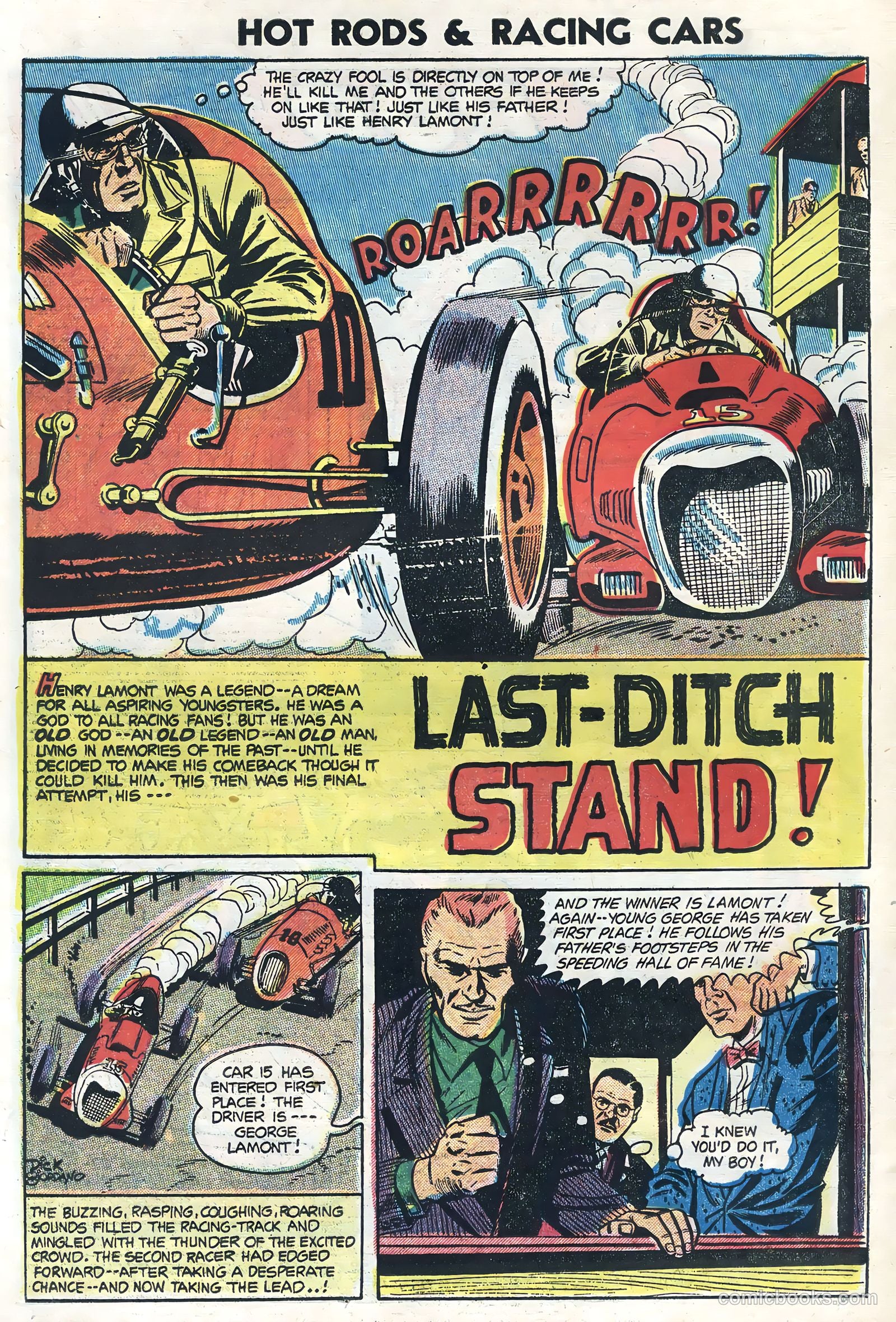 Hot Rods and Racing Cars #16 (1954) — page 26 of 36