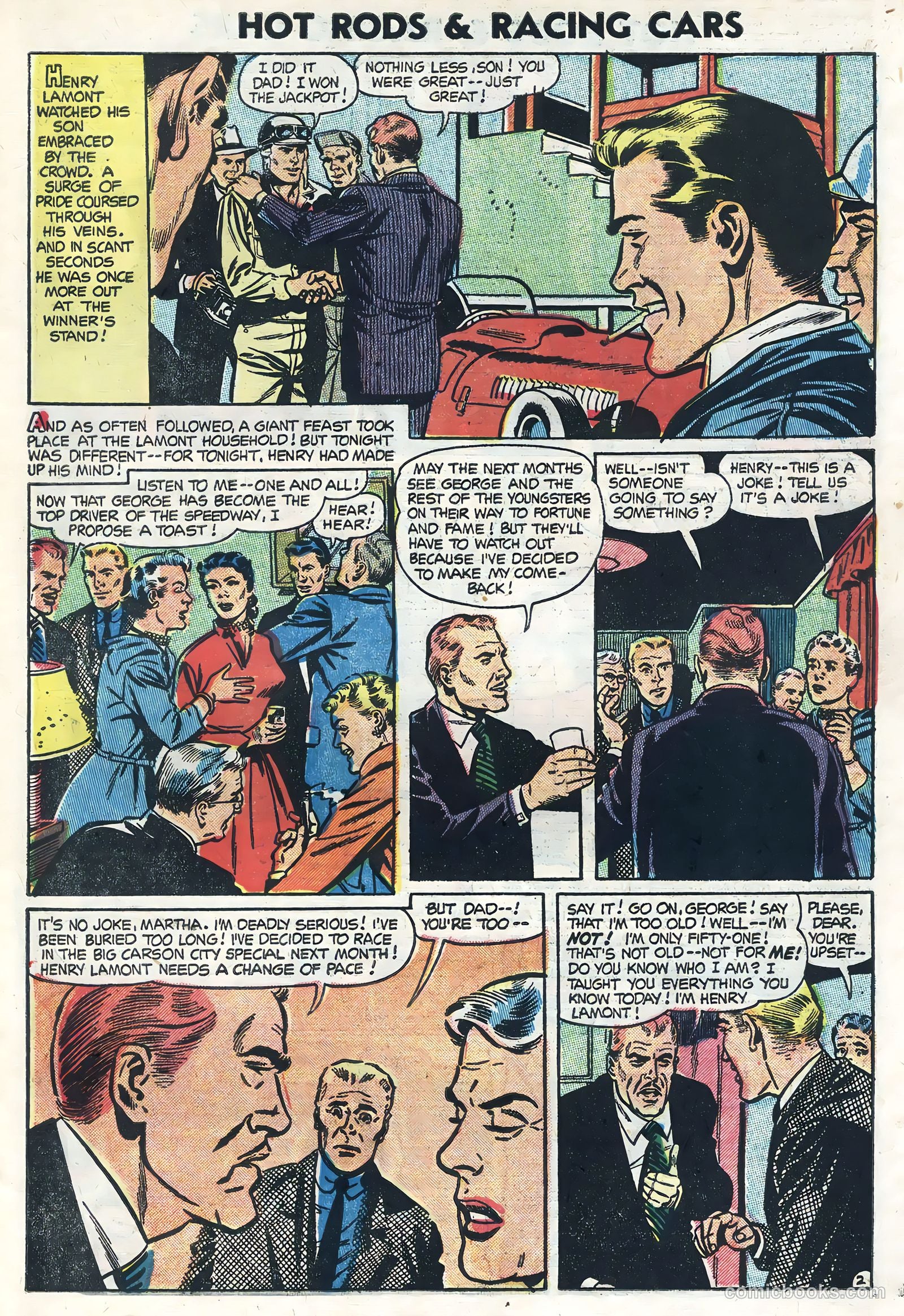 Hot Rods and Racing Cars #16 (1954) — page 27 of 36