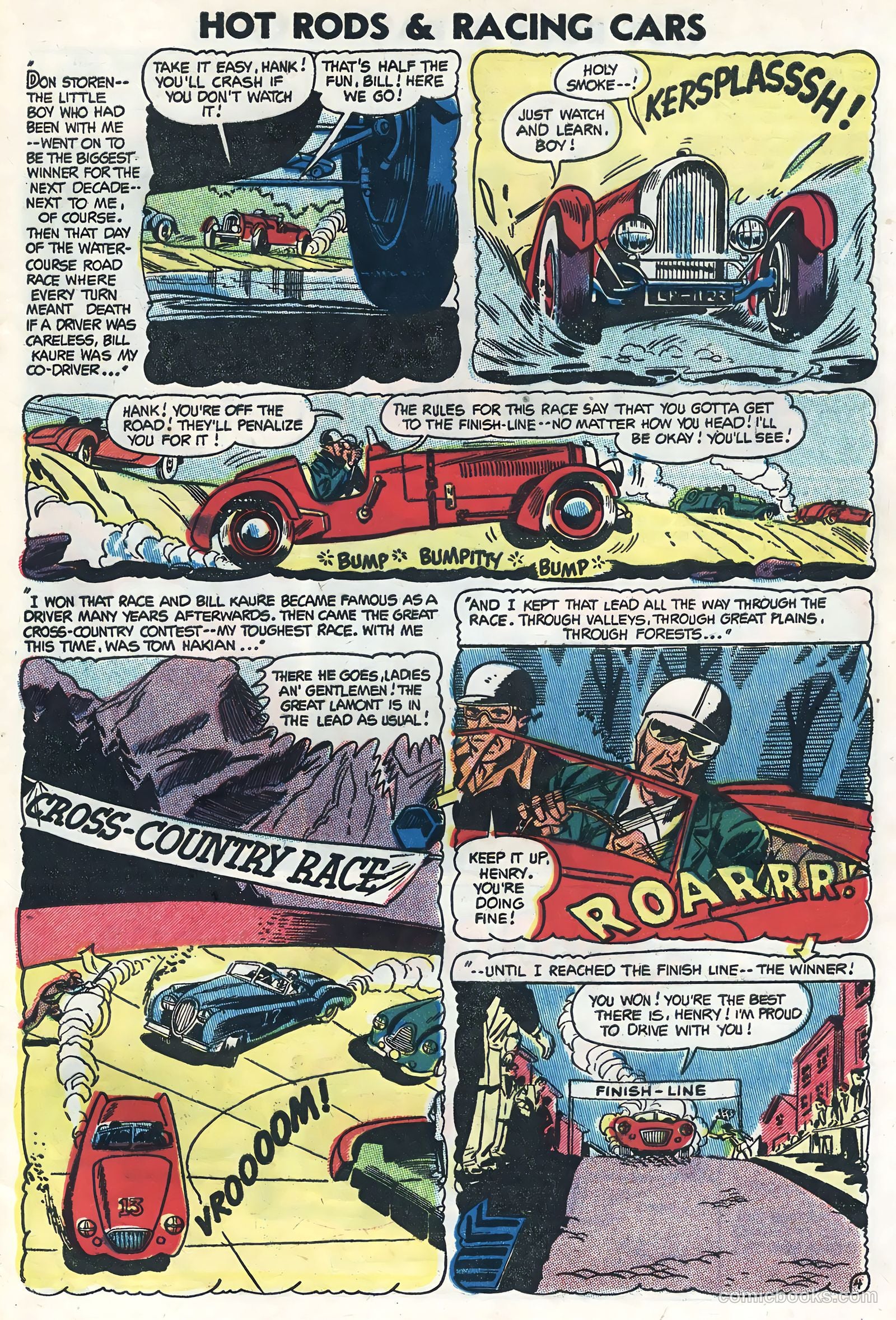Hot Rods and Racing Cars #16 (1954) — page 29 of 36