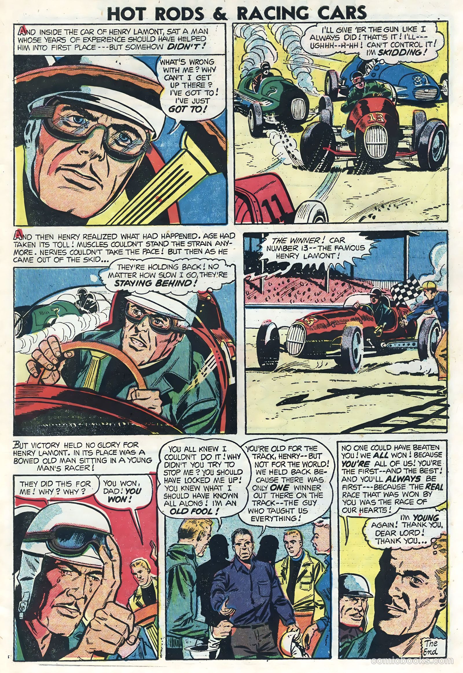Hot Rods and Racing Cars #16 (1954) — page 31 of 36
