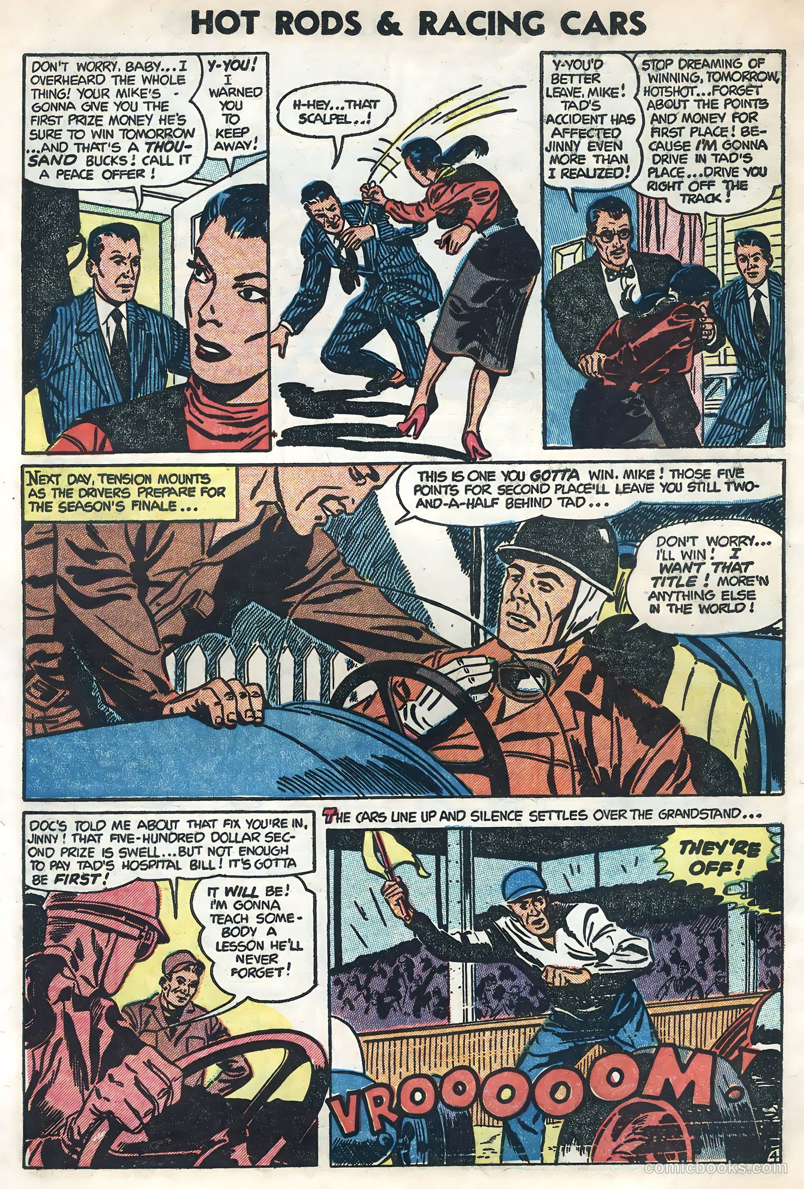 Hot Rods and Racing Cars #17 (1954) — page 6 of 36
