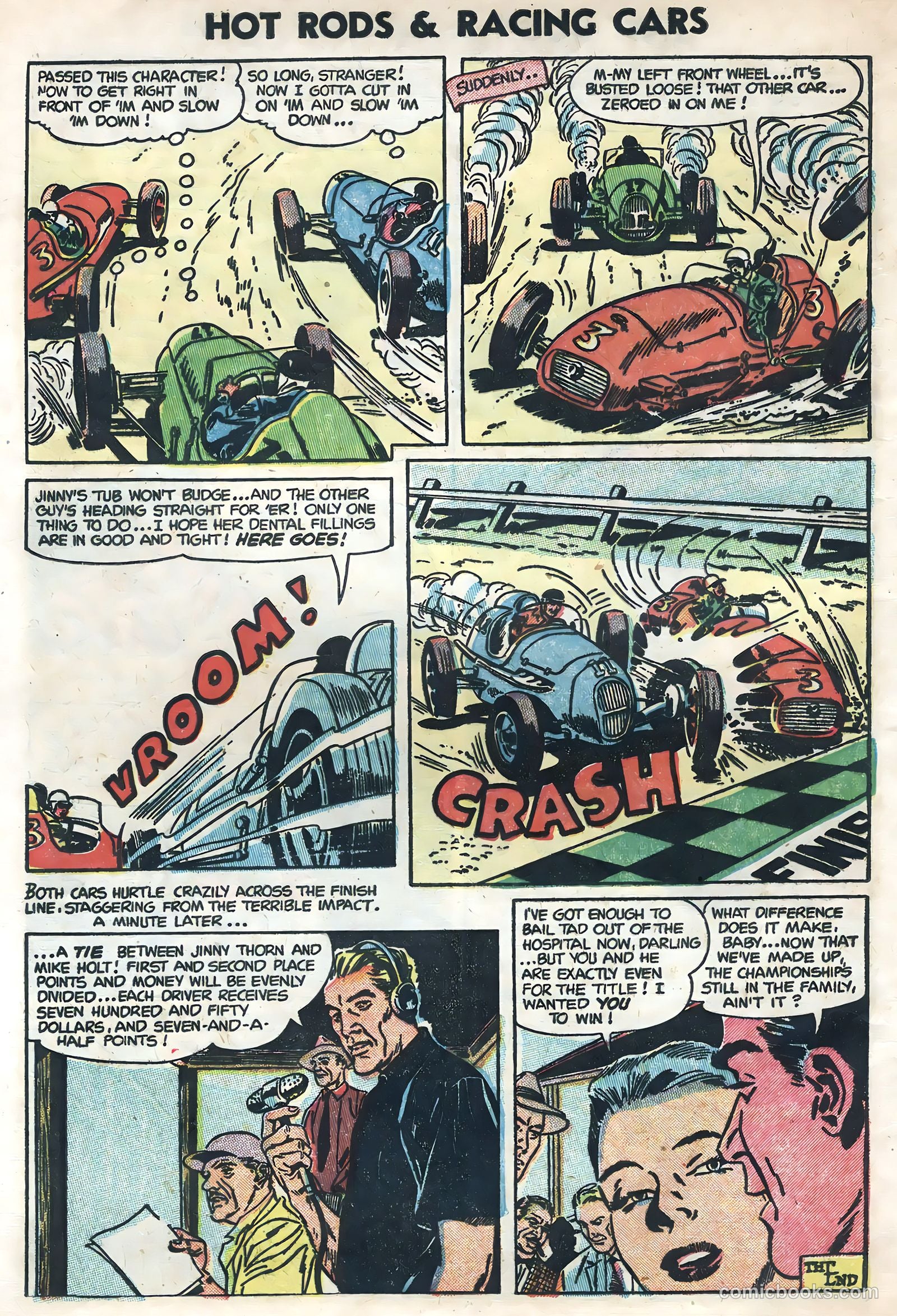 Hot Rods and Racing Cars #17 (1954) — page 8 of 36