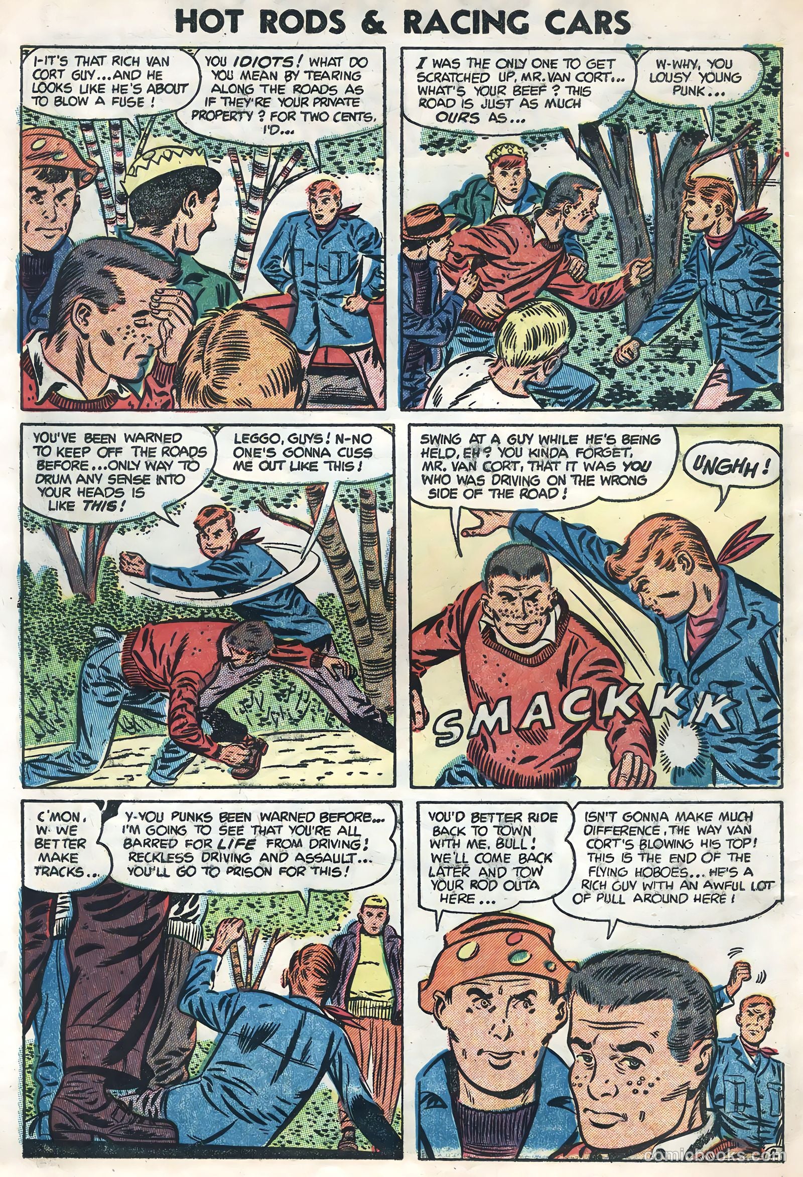 Hot Rods and Racing Cars #17 (1954) — page 10 of 36