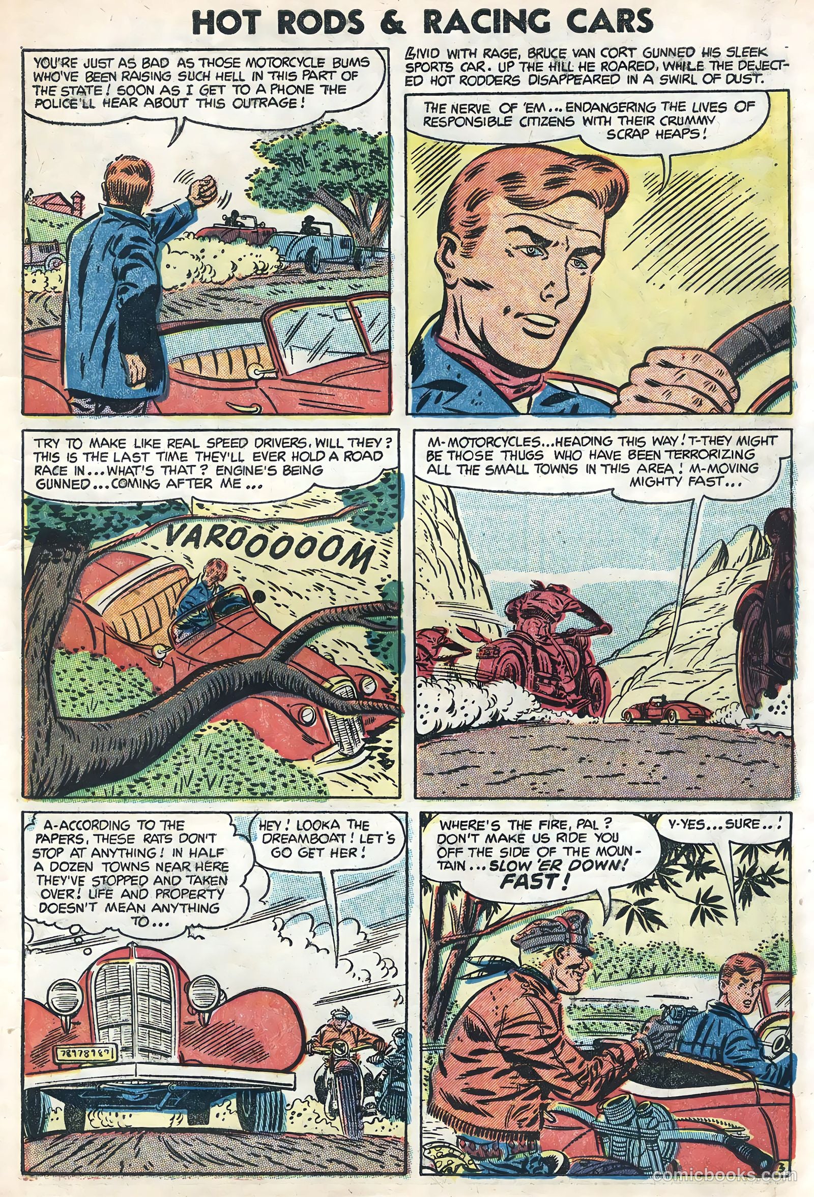 Hot Rods and Racing Cars #17 (1954) — page 11 of 36