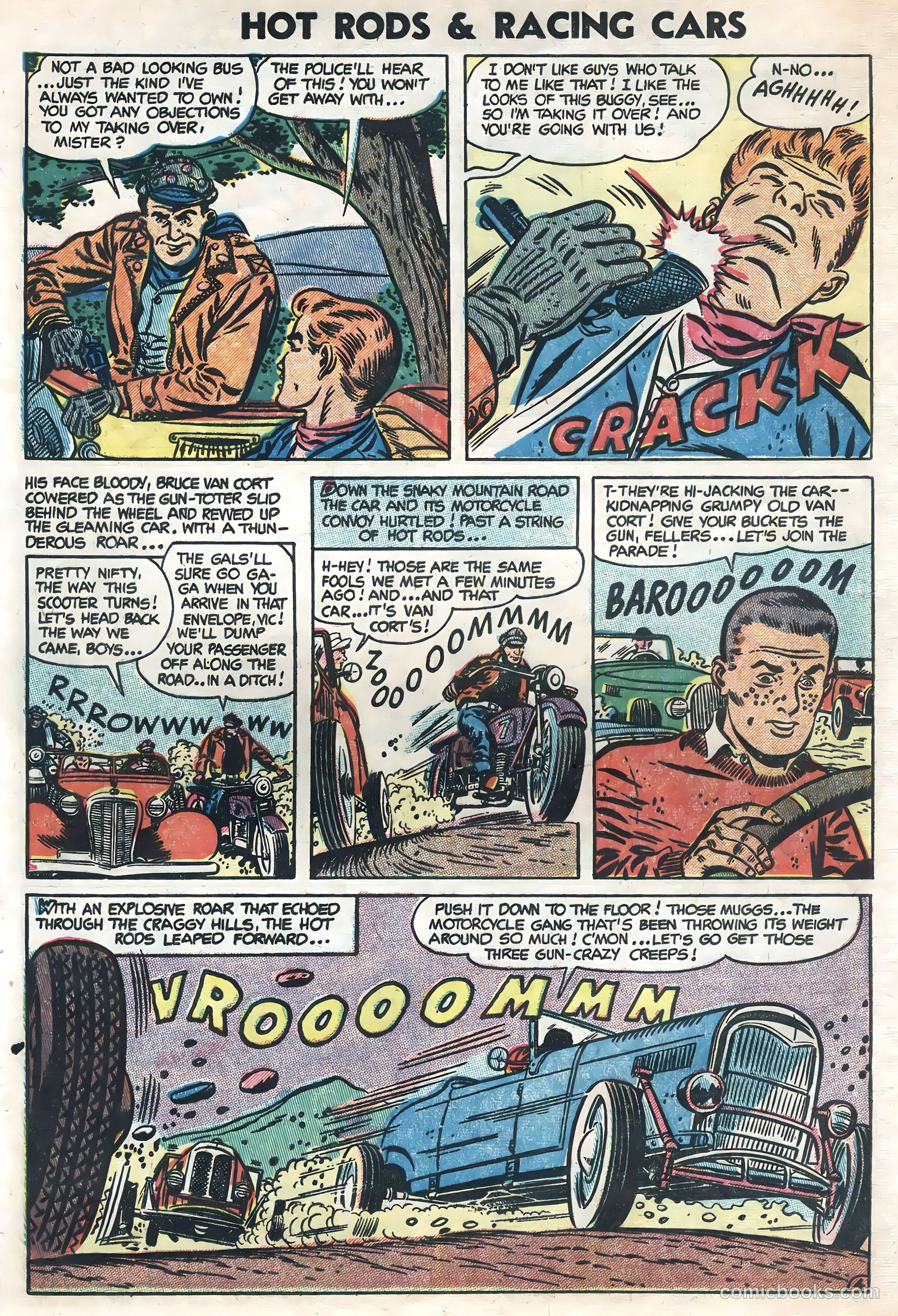 Hot Rods and Racing Cars #17 (1954) — page 12 of 36