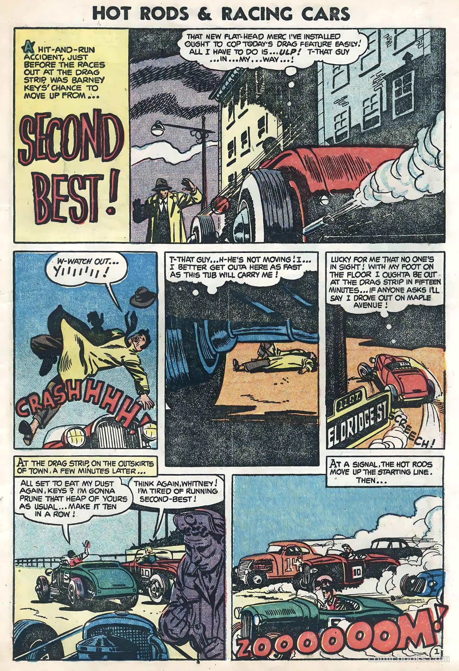 Hot Rods and Racing Cars #17 (1954) — page 15 of 36