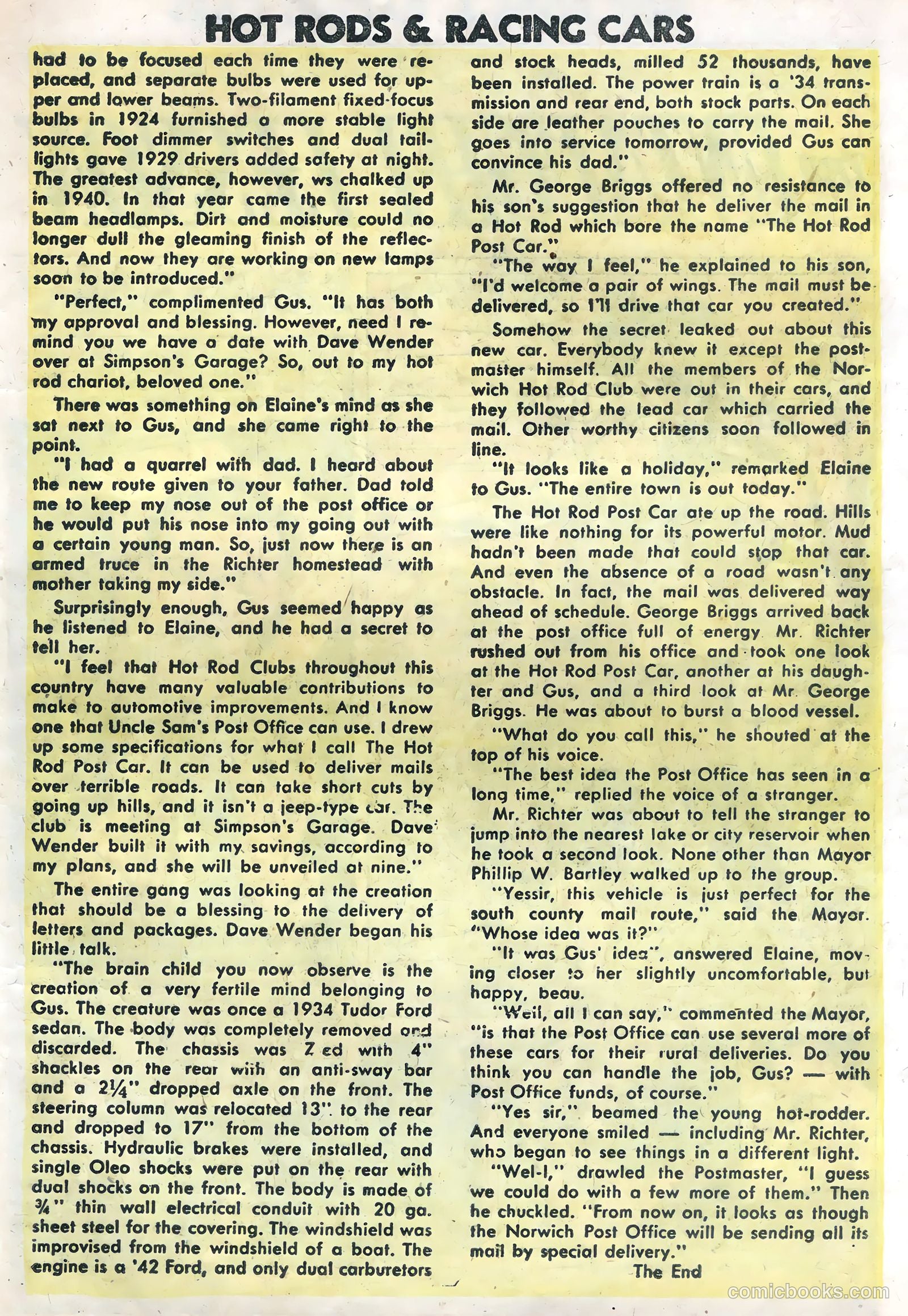 Hot Rods and Racing Cars #17 (1954) — page 19 of 36
