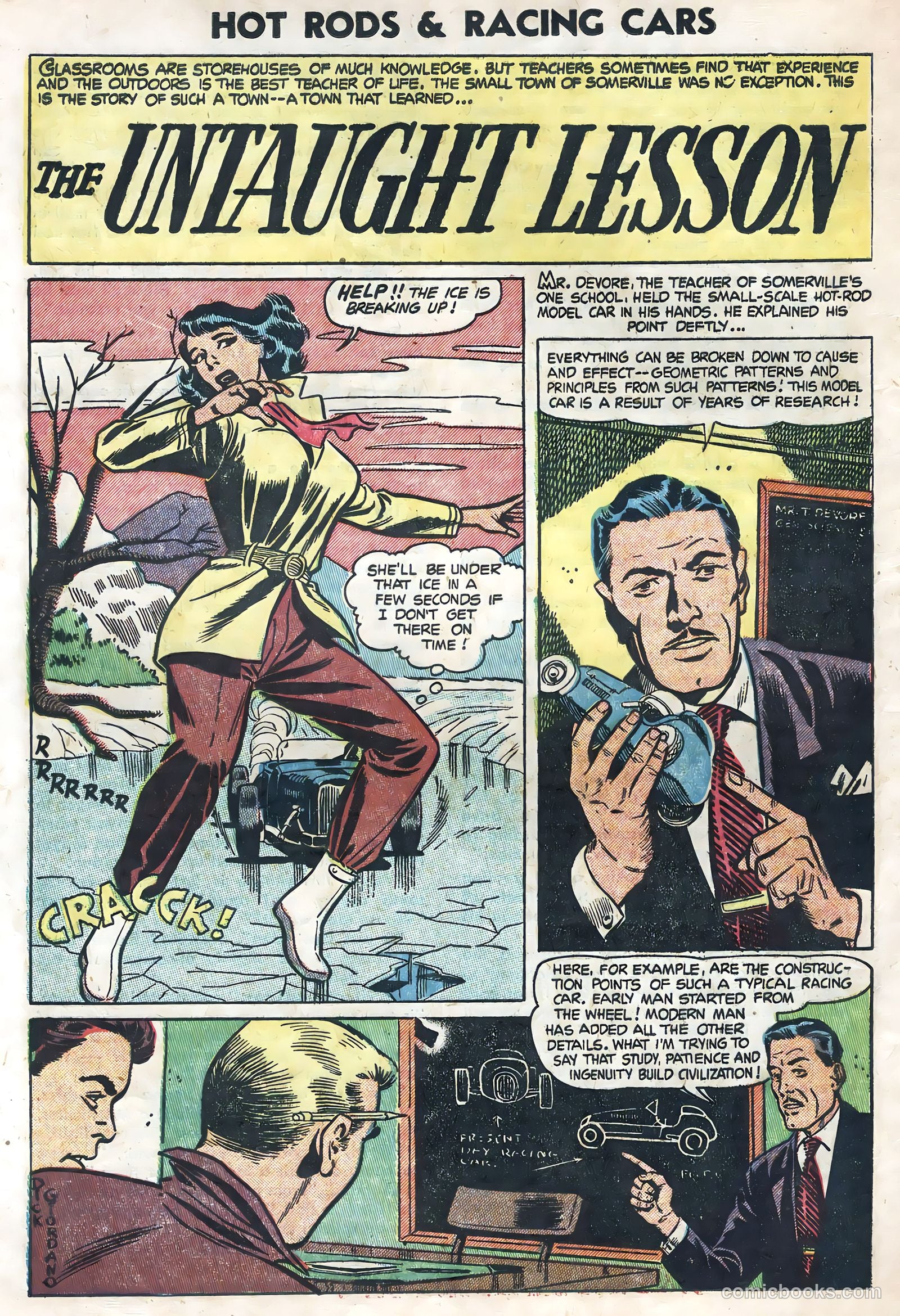 Hot Rods and Racing Cars #17 (1954) — page 20 of 36