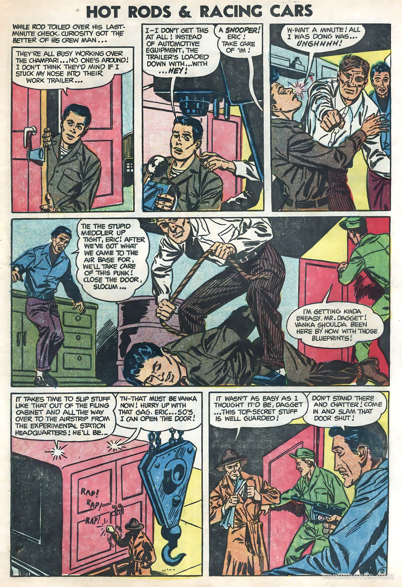 Hot Rods and Racing Cars #17 (1954) — page 25 of 36