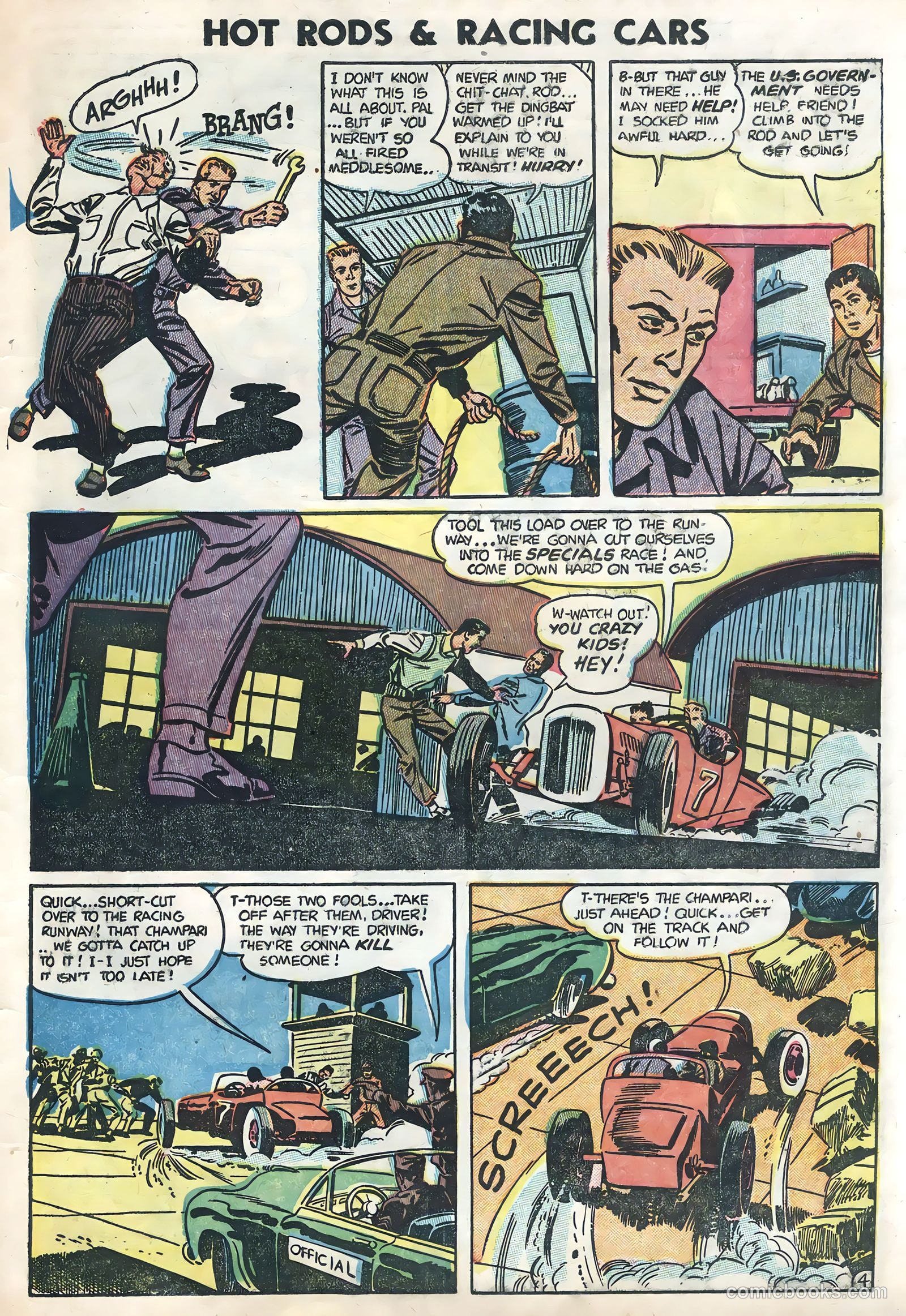 Hot Rods and Racing Cars #17 (1954) — page 27 of 36