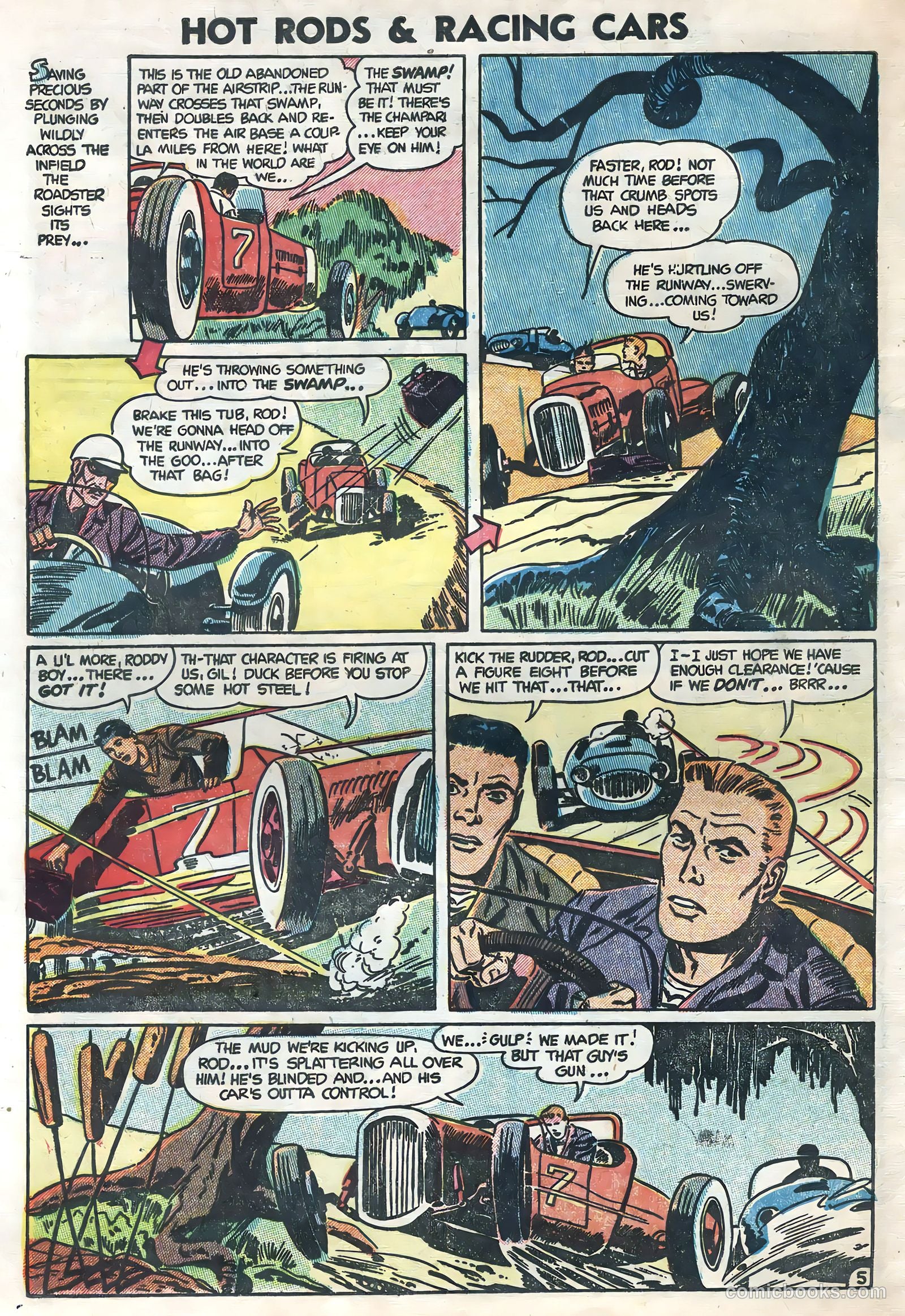 Hot Rods and Racing Cars #17 (1954) — page 28 of 36