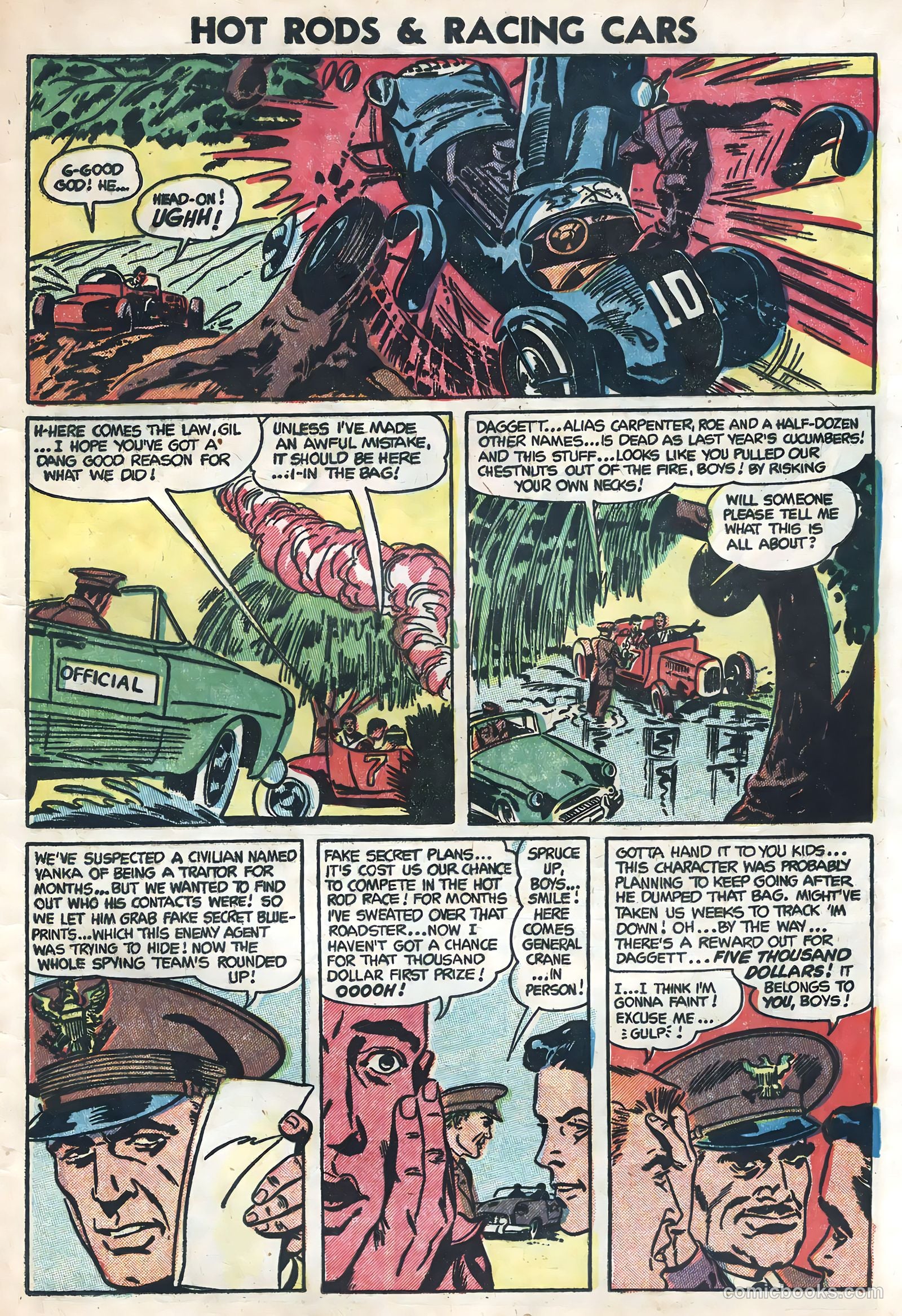 Hot Rods and Racing Cars #17 (1954) — page 29 of 36