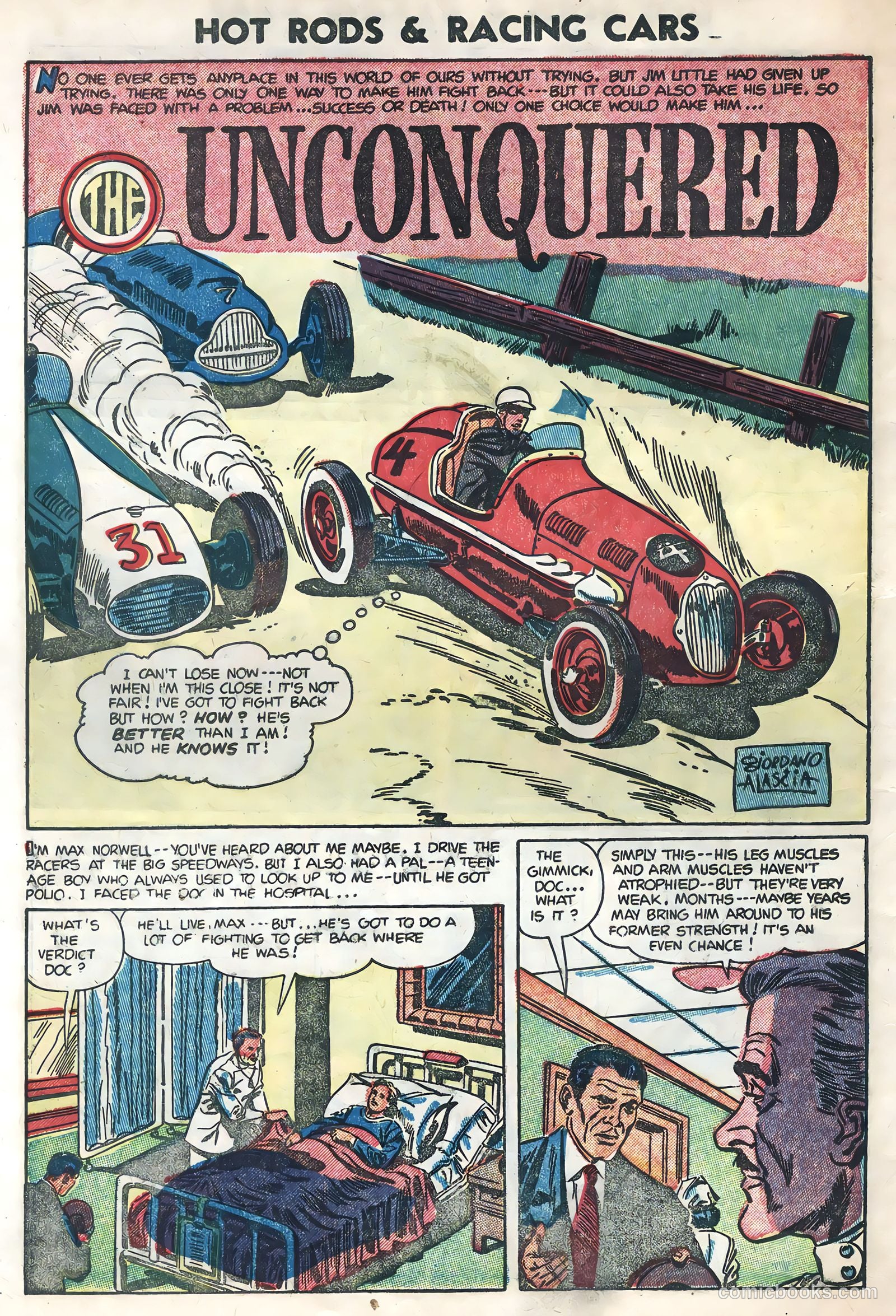 Hot Rods and Racing Cars #17 (1954) — page 30 of 36