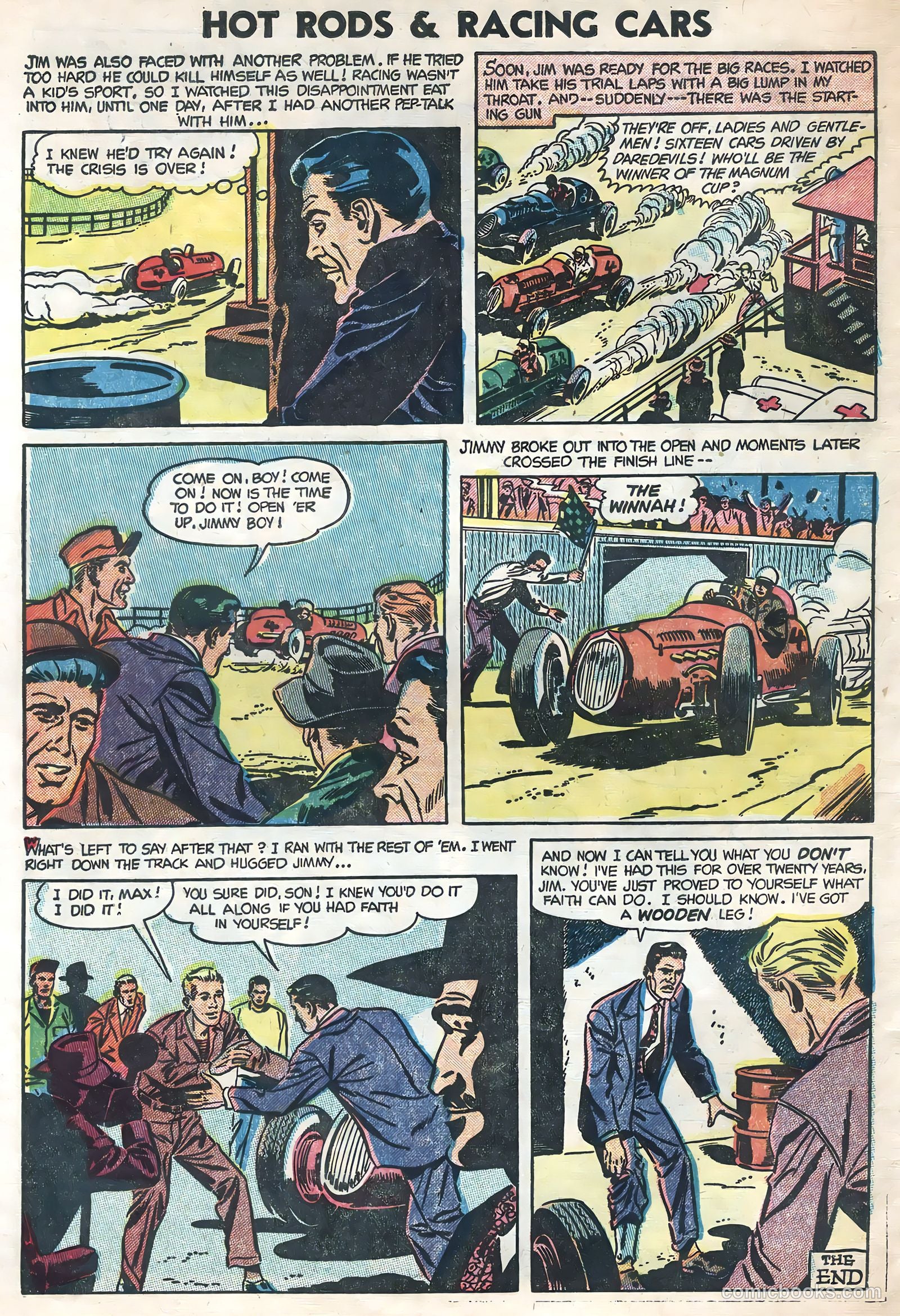 Hot Rods and Racing Cars #17 (1954) — page 32 of 36