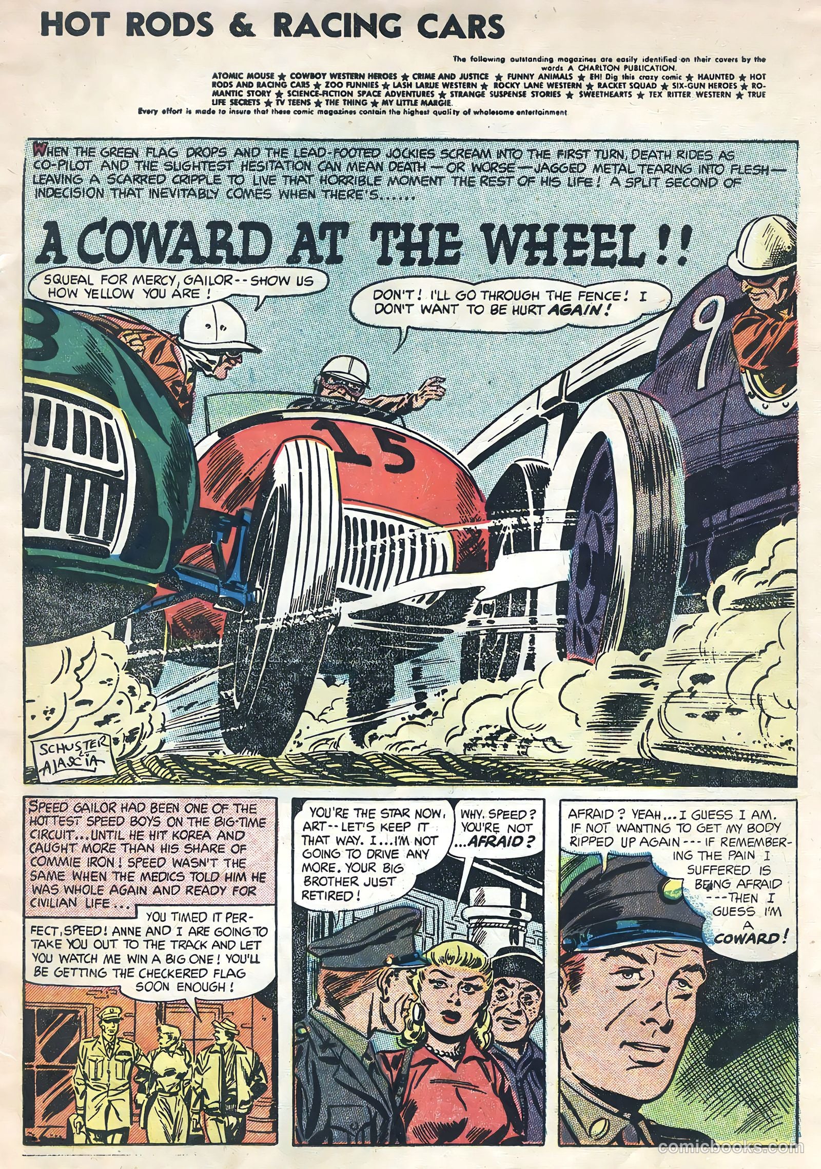 Hot Rods and Racing Cars #18 (1954) — page 3 of 35