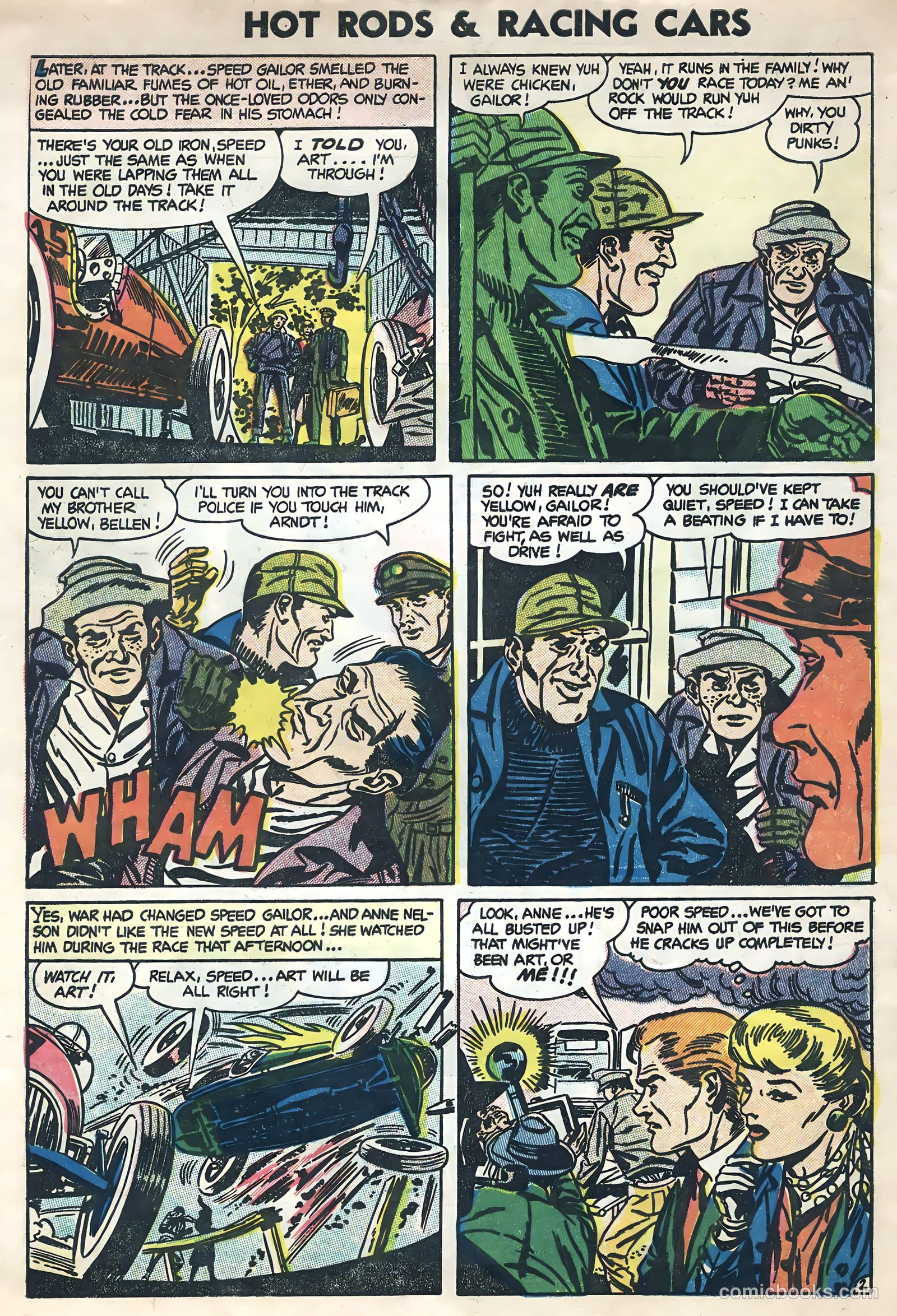 Hot Rods and Racing Cars #18 (1954) — page 4 of 35