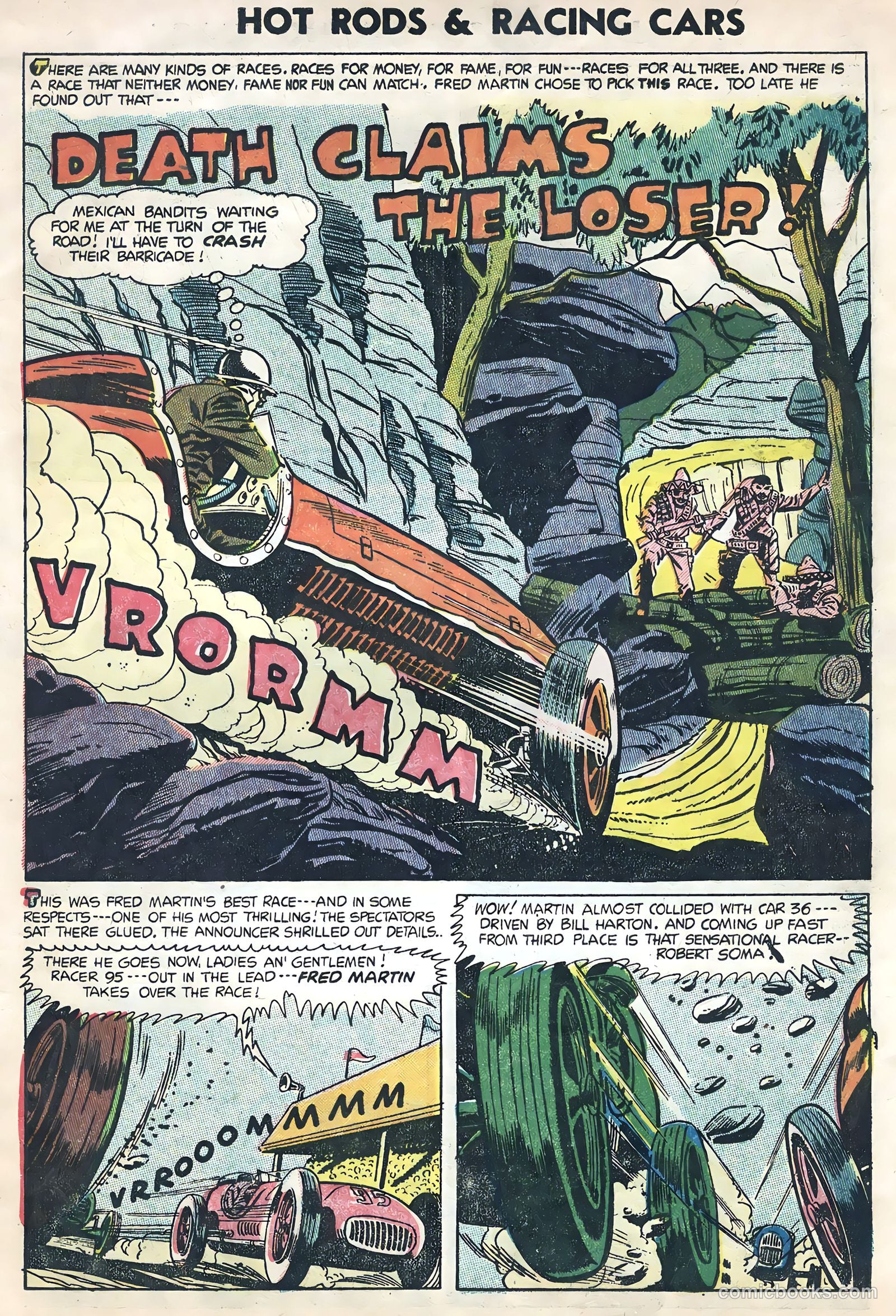 Hot Rods and Racing Cars #18 (1954) — page 9 of 35