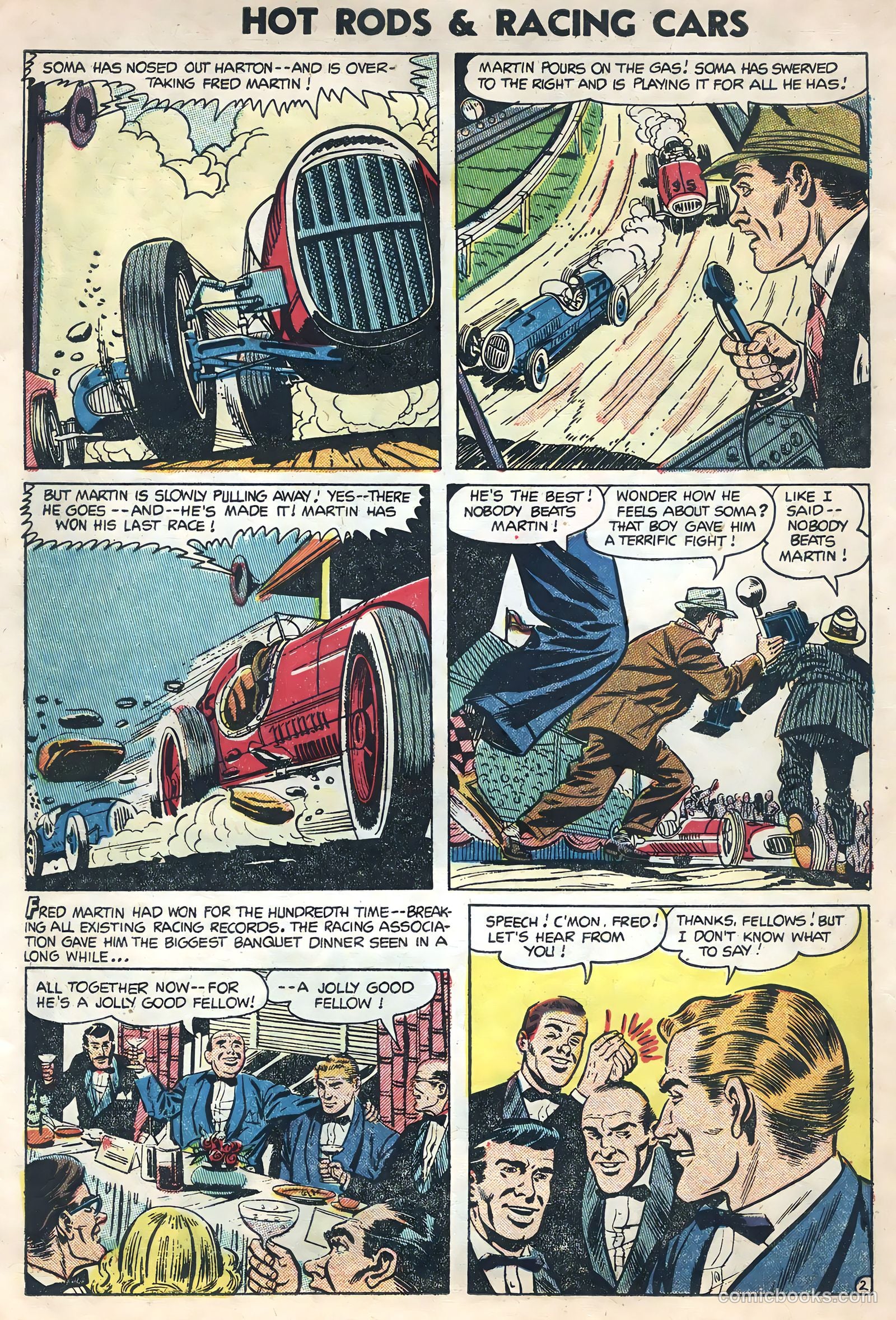 Hot Rods and Racing Cars #18 (1954) — page 10 of 35