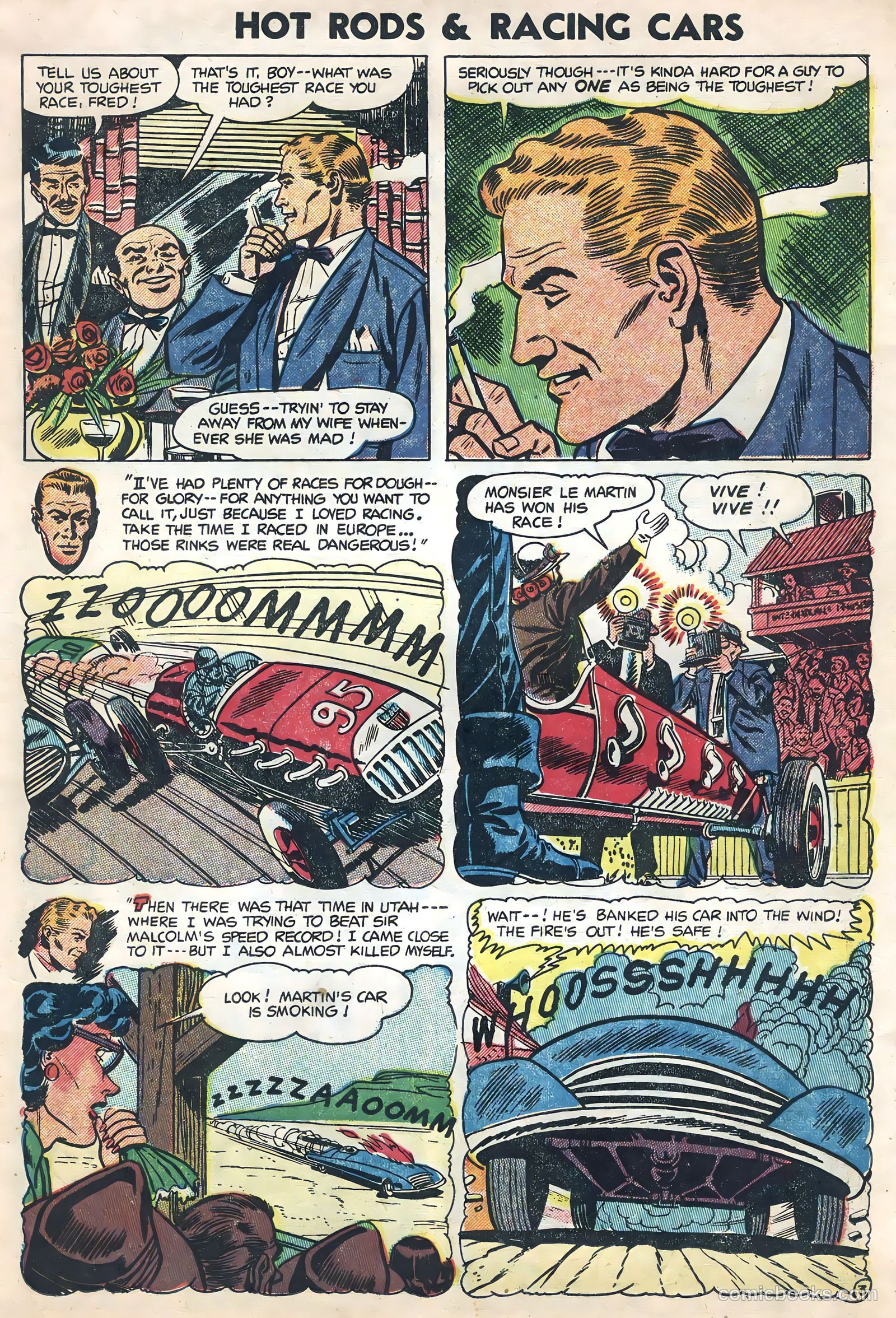 Hot Rods and Racing Cars #18 (1954) — page 11 of 35