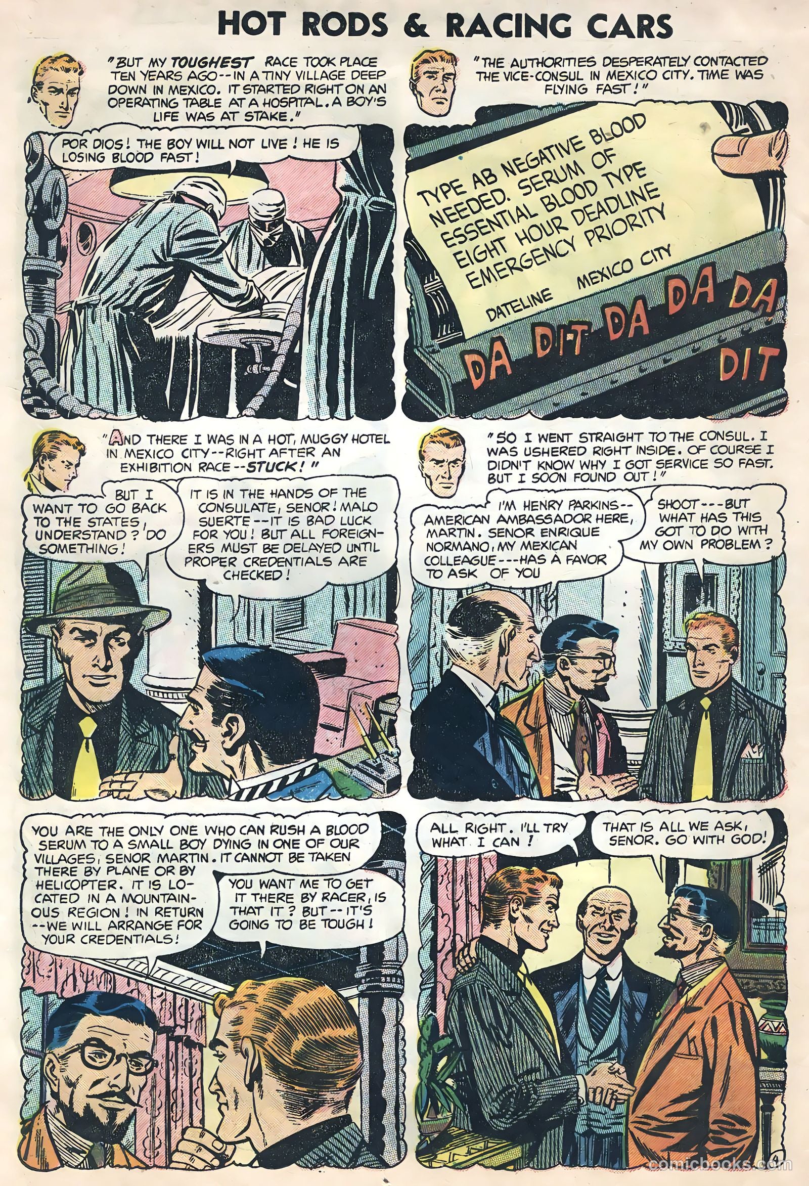 Hot Rods and Racing Cars #18 (1954) — page 12 of 35